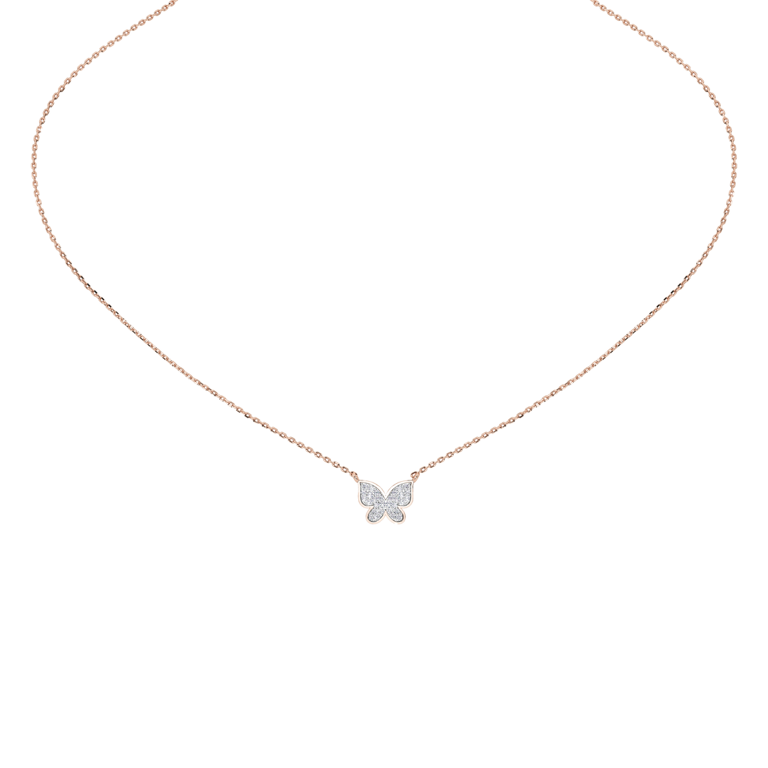 Livia Butterfly Pavé Pendant