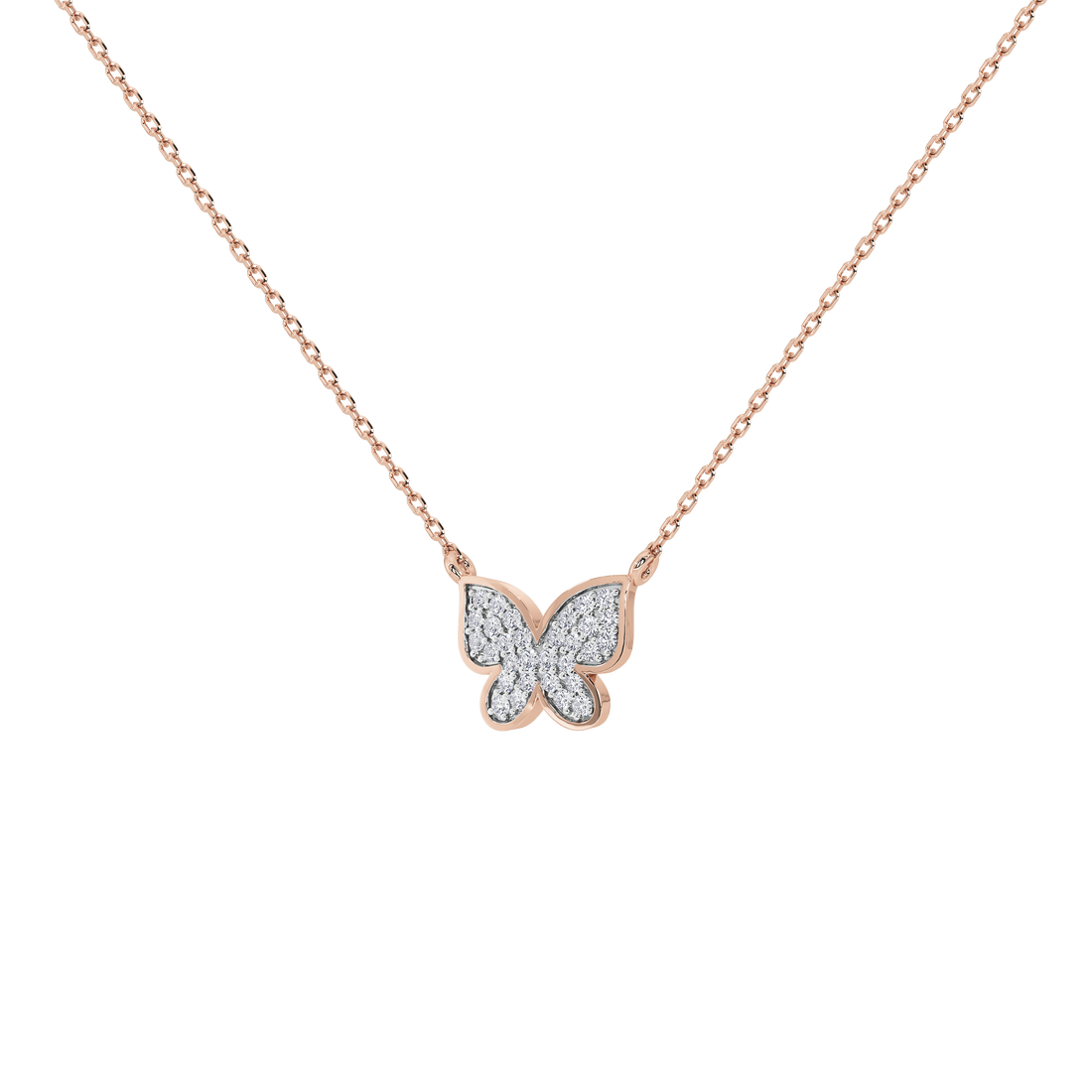Livia Butterfly Pavé Pendant