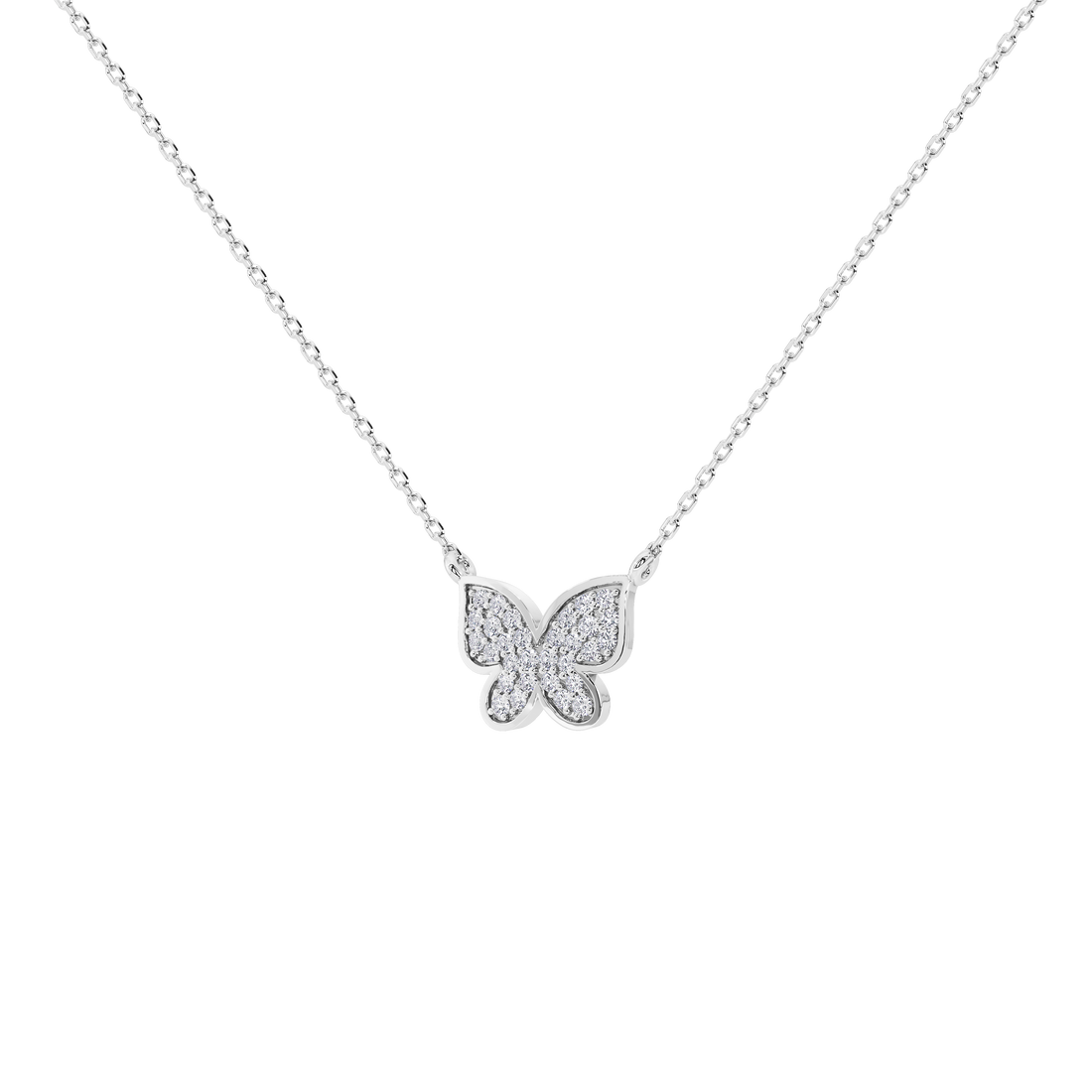 Livia Butterfly Pavé Pendant