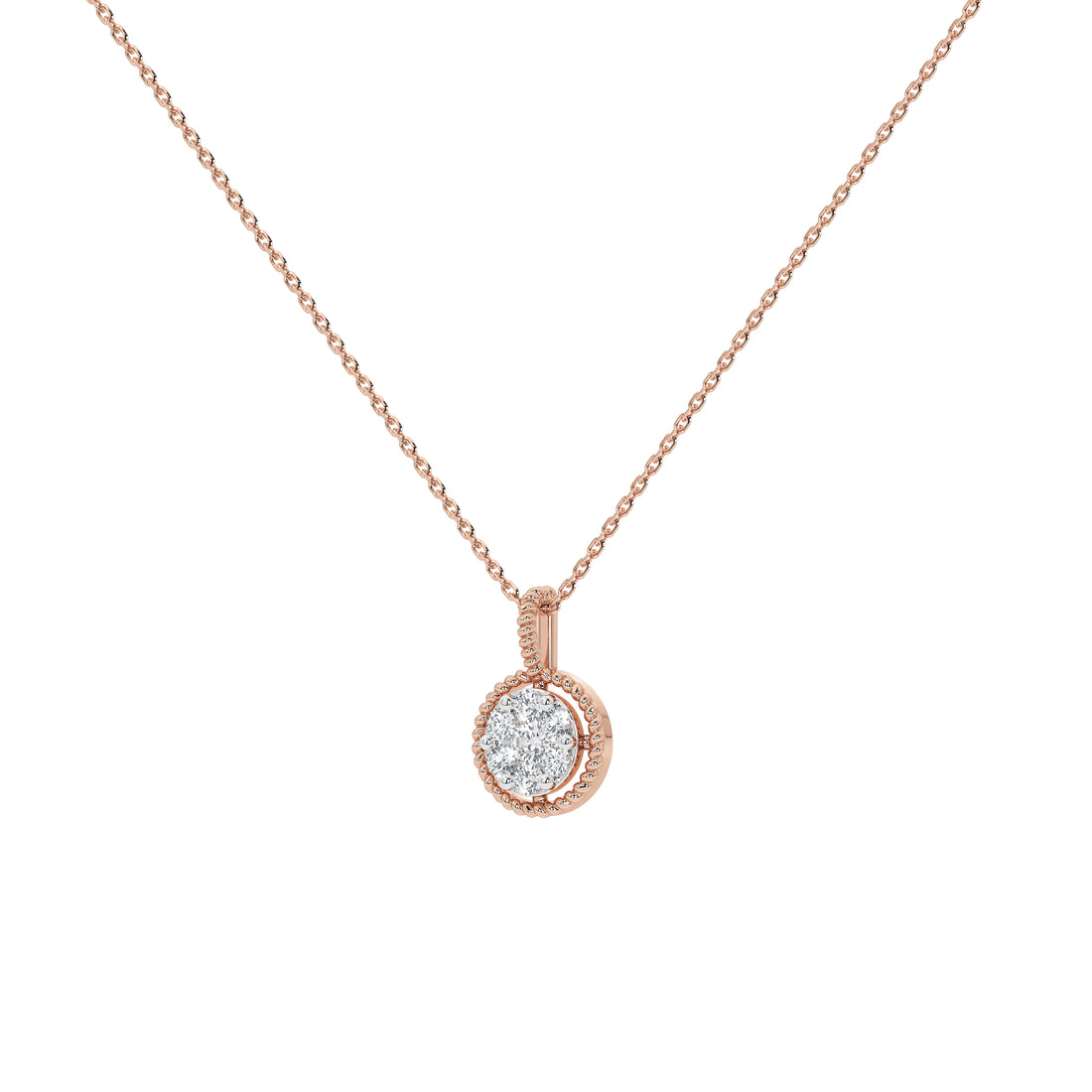 Wren Round Diamond Pendant (Without Chain)