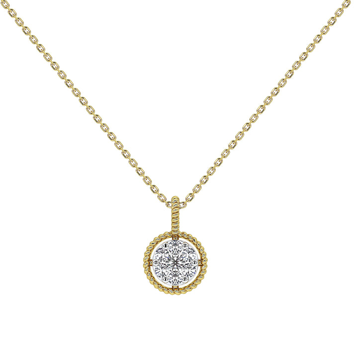 Wren Round Diamond Pendant (Without Chain)
