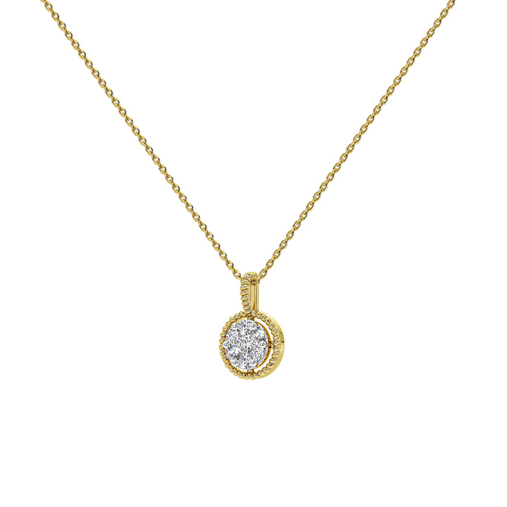 Wren Round Diamond Pendant (Without Chain)