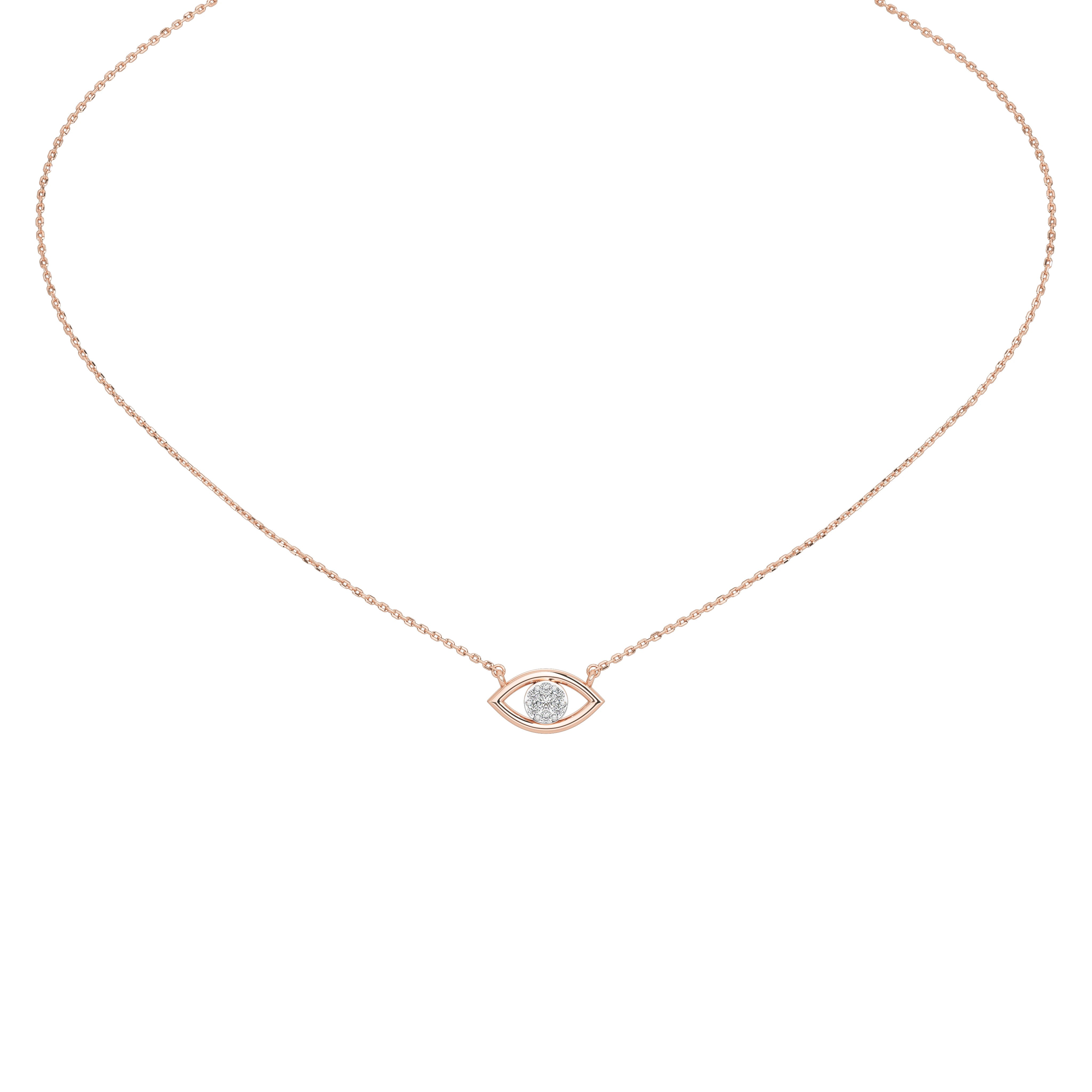 Mira Evil Eye Pendant (With Chain)