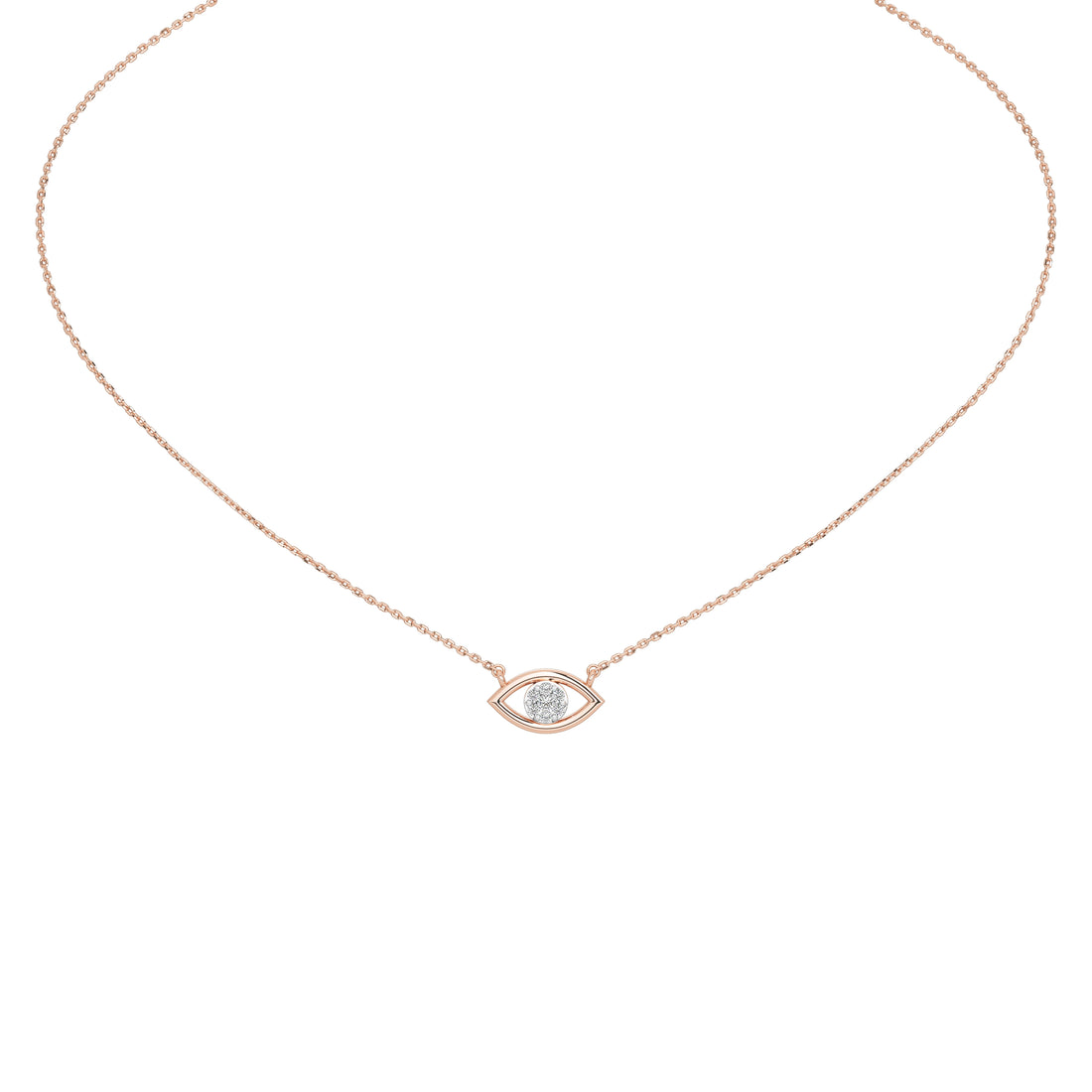 Mira Evil Eye Pendant (With Chain)