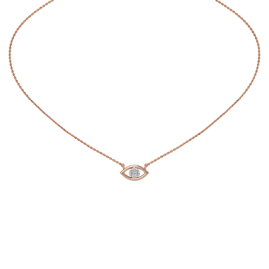 Mira Evil Eye Pendant (With Chain)