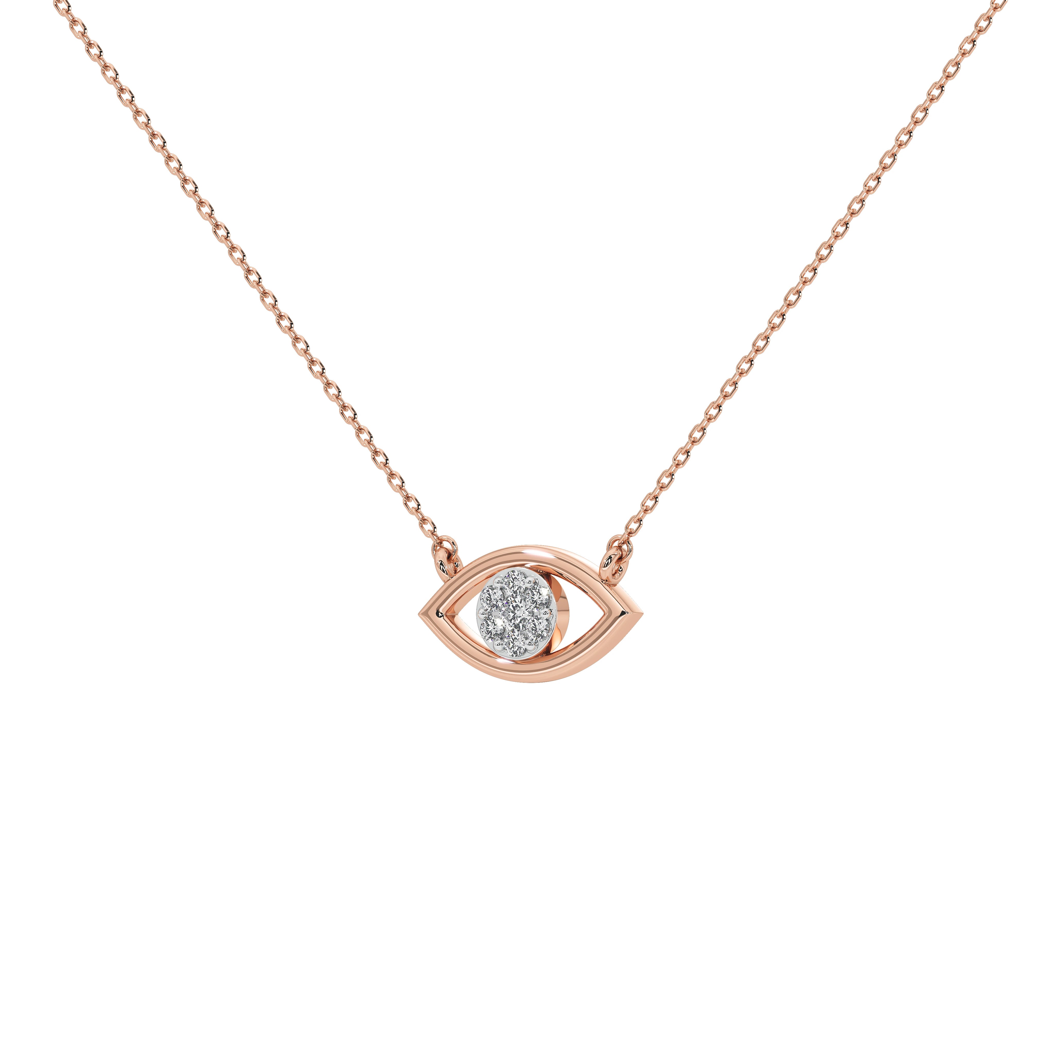Mira Evil Eye Pendant (With Chain)