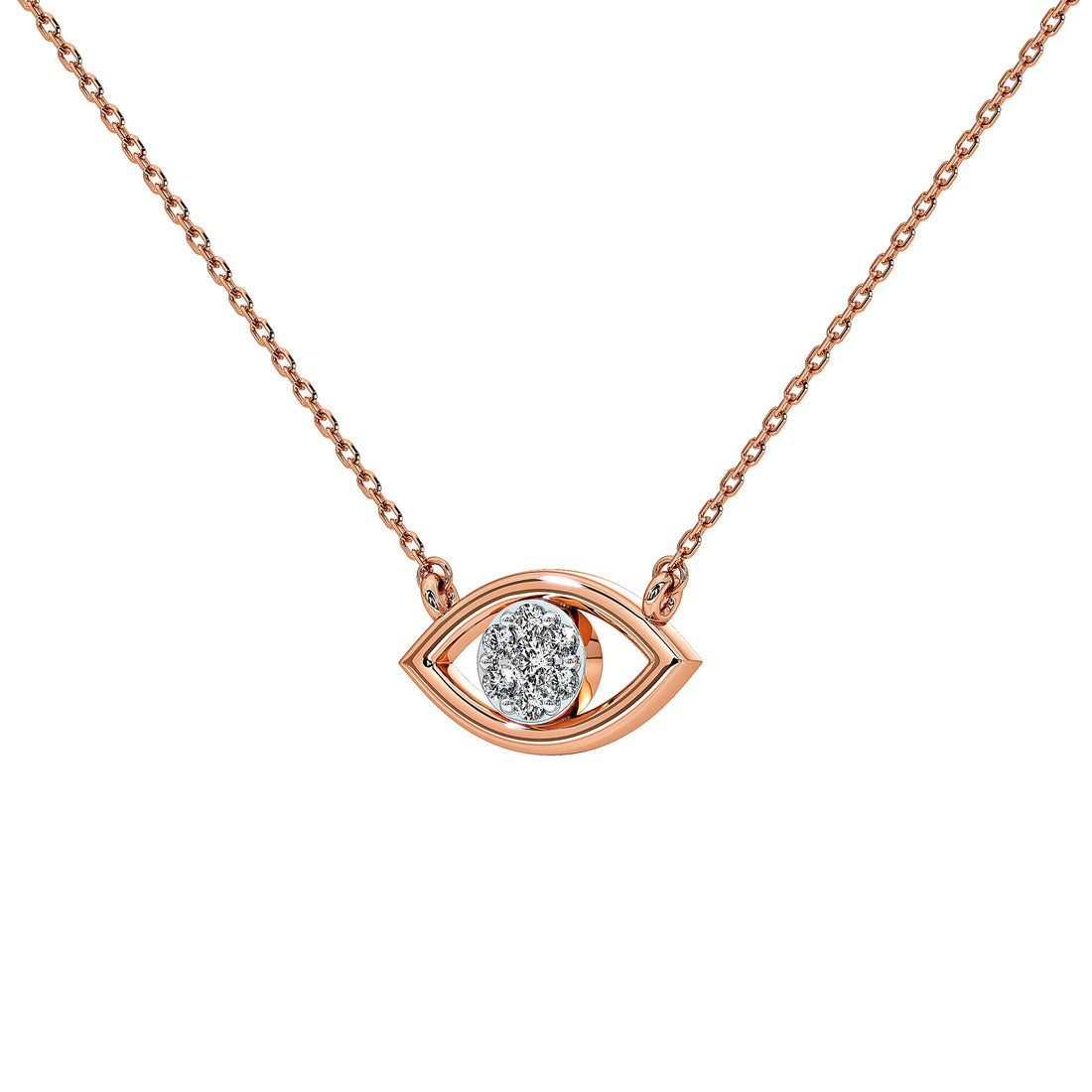 Mira Evil Eye Pendant (With Chain)