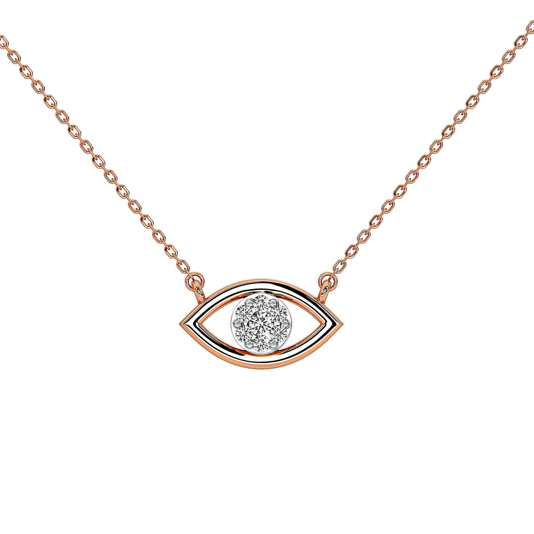 Mira Evil Eye Pendant (With Chain)