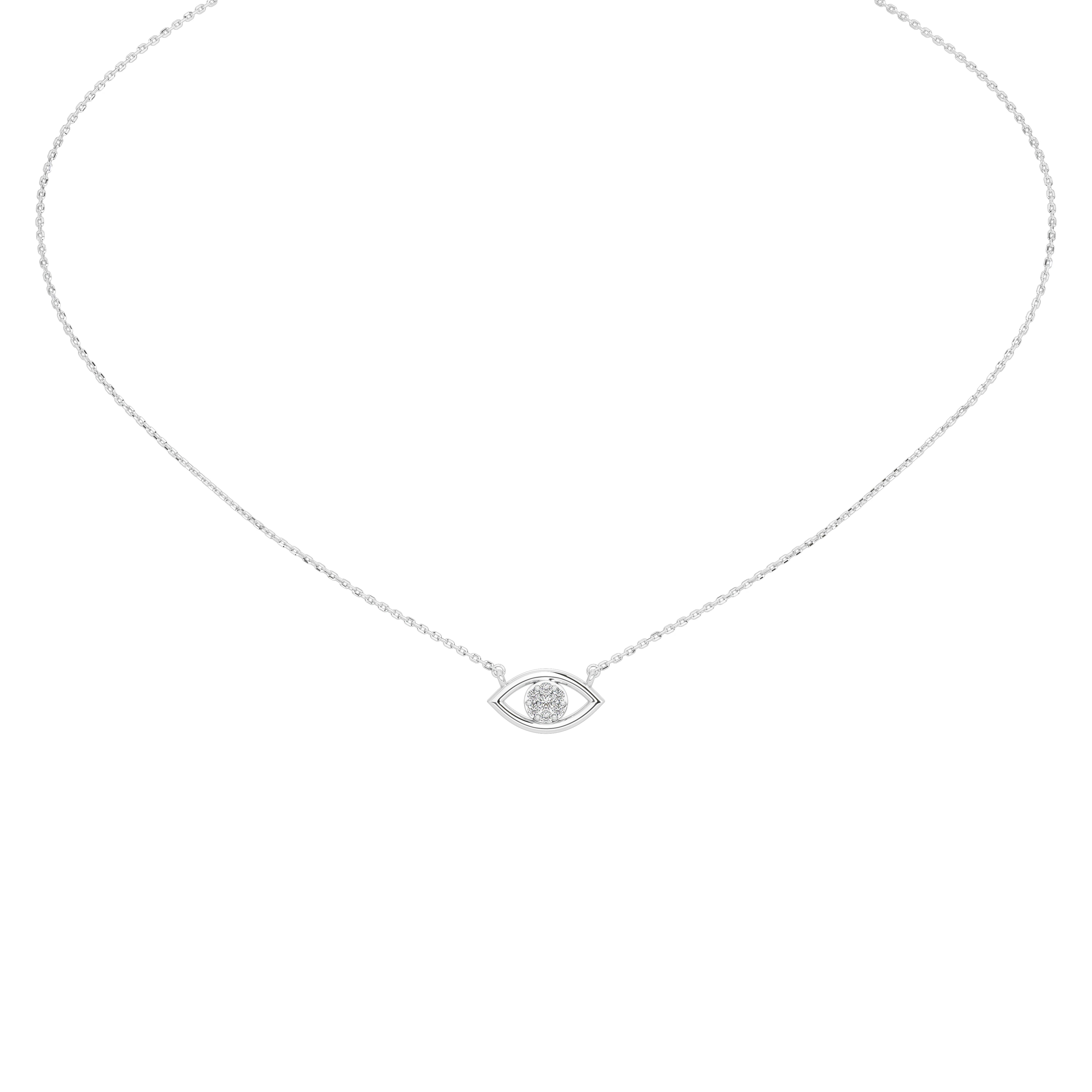 Mira Evil Eye Pendant (With Chain)