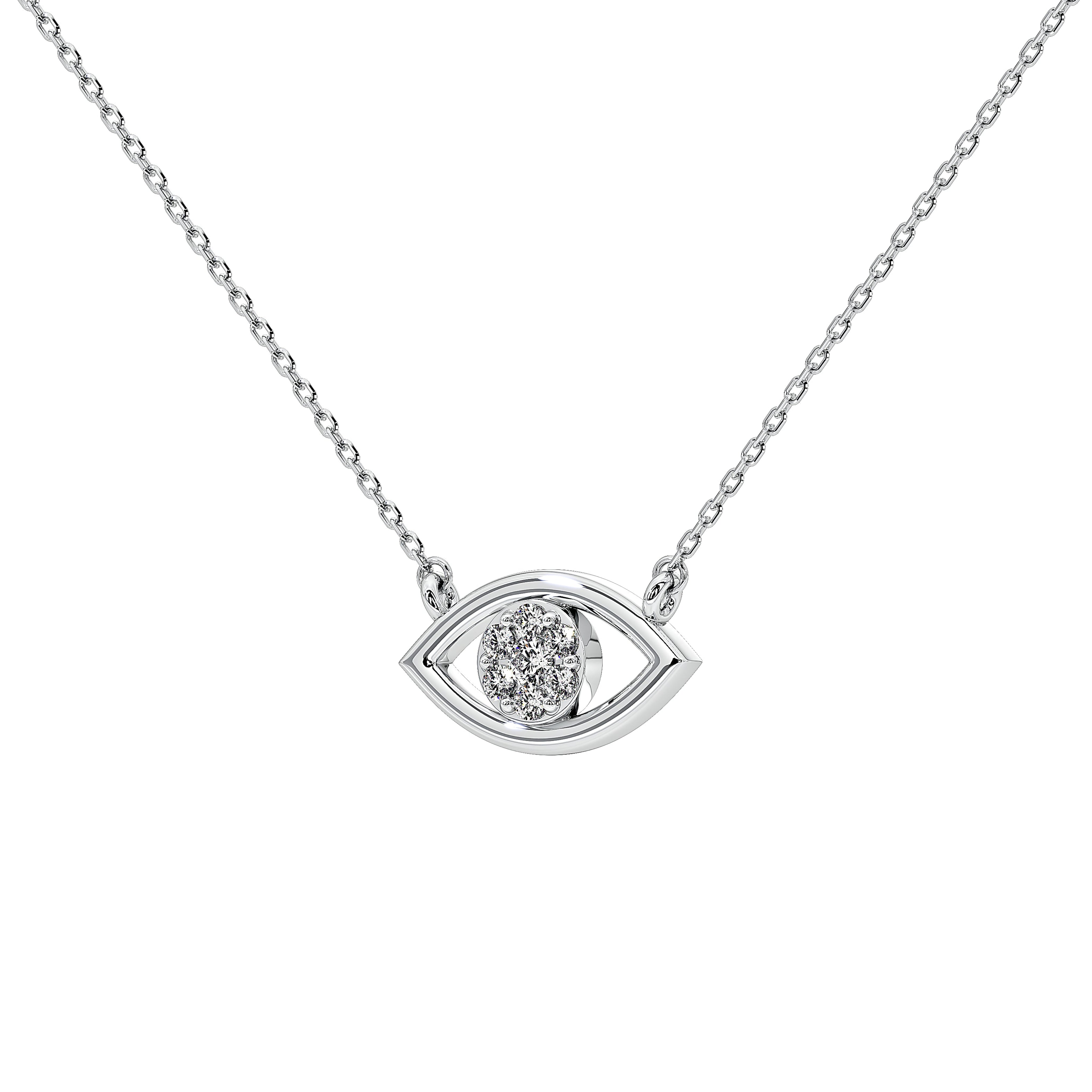 Mira Evil Eye Pendant (With Chain)