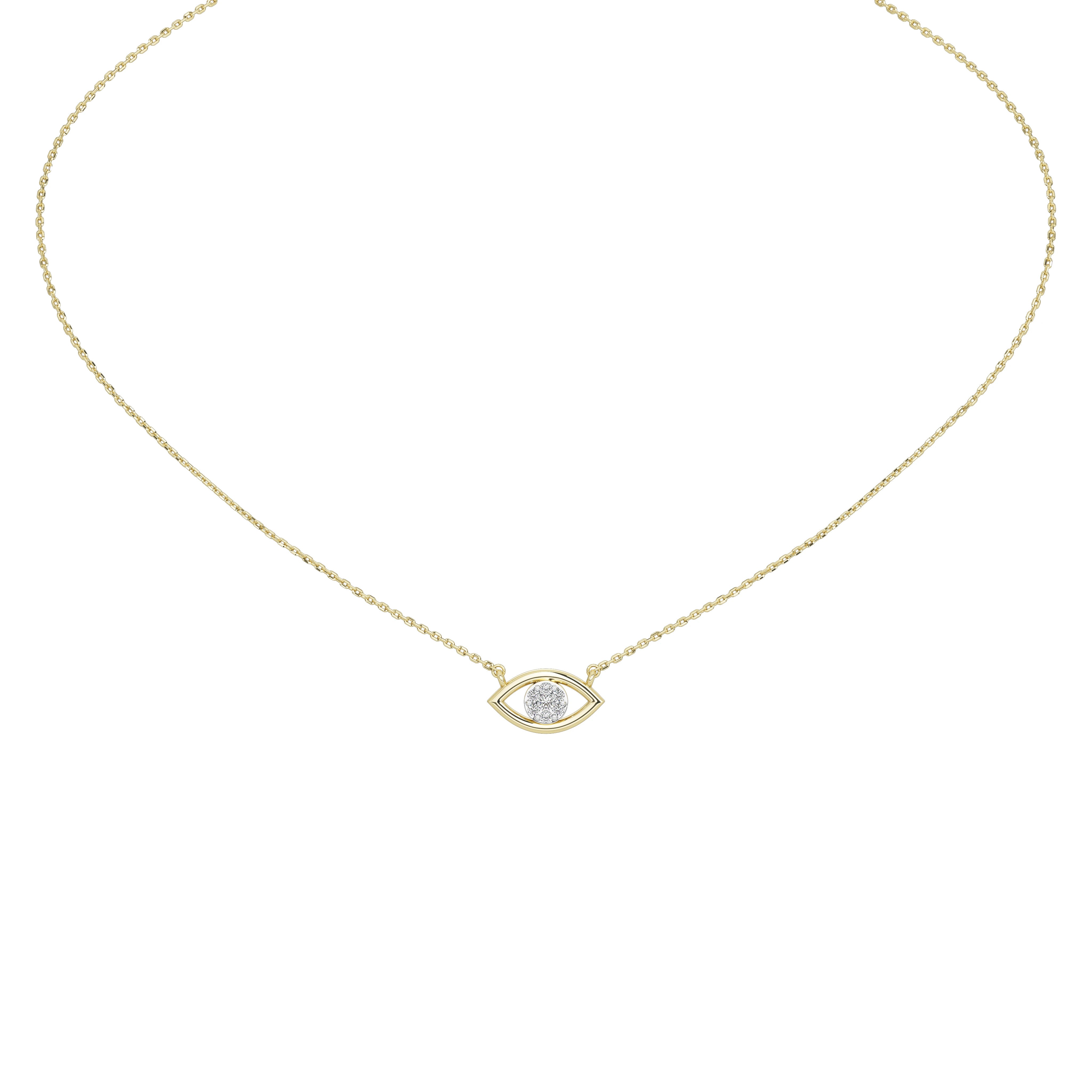 Mira Evil Eye Pendant (With Chain)