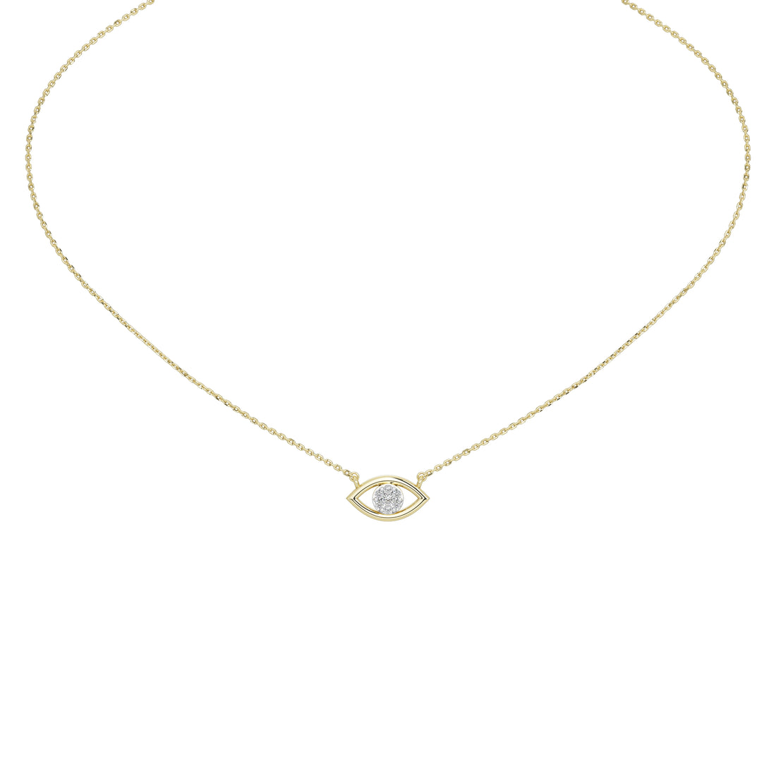 Mira Evil Eye Pendant (With Chain)