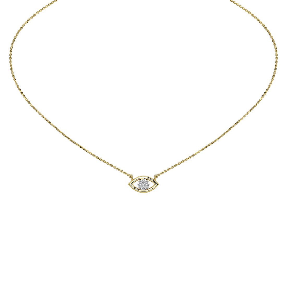 Mira Evil Eye Pendant (With Chain)