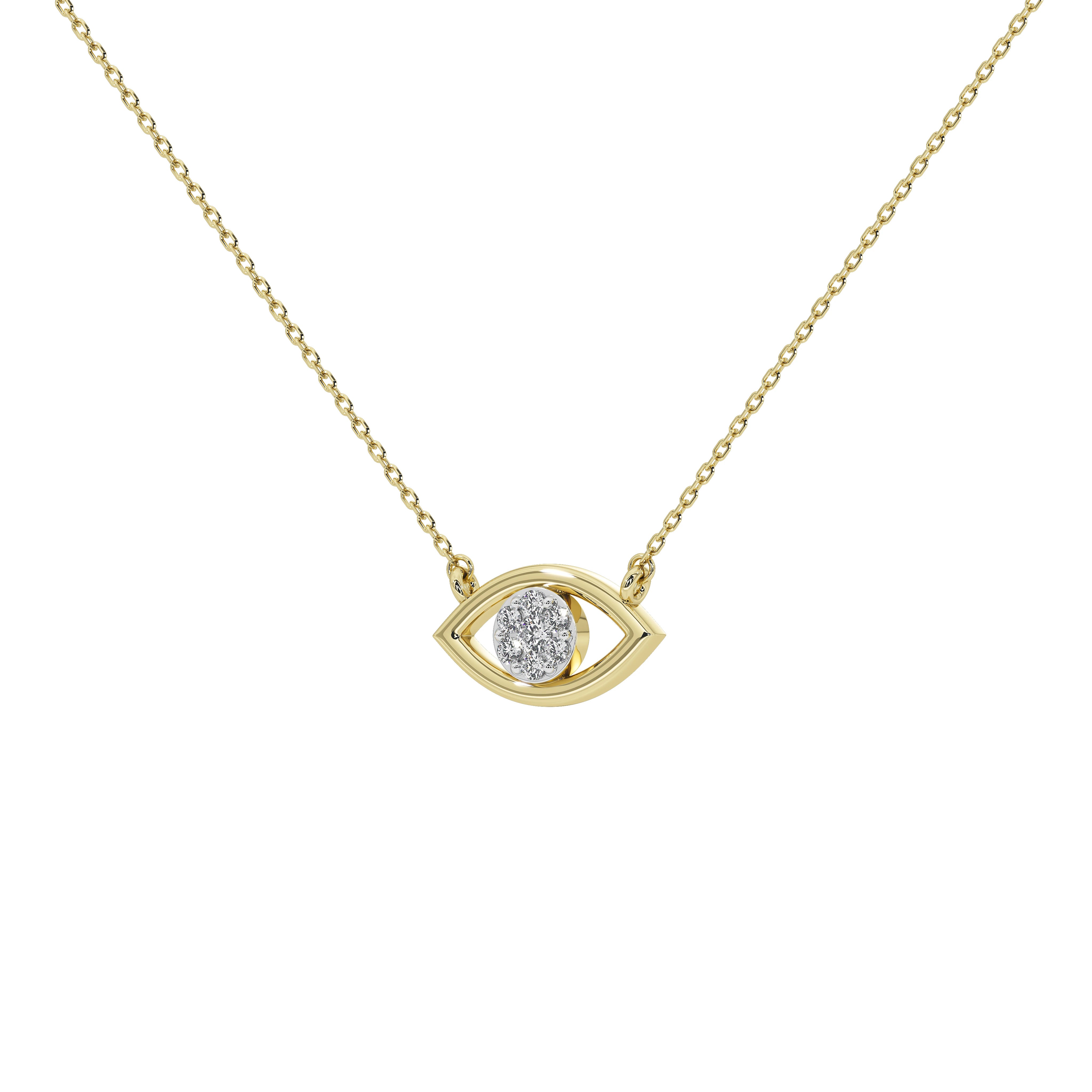 Mira Evil Eye Pendant (With Chain)