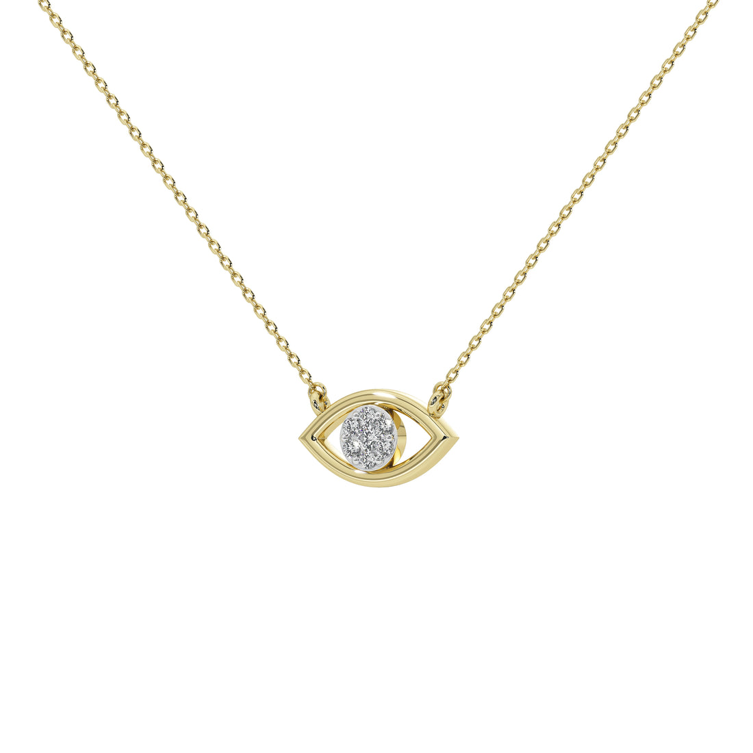 Mira Evil Eye Pendant (With Chain)