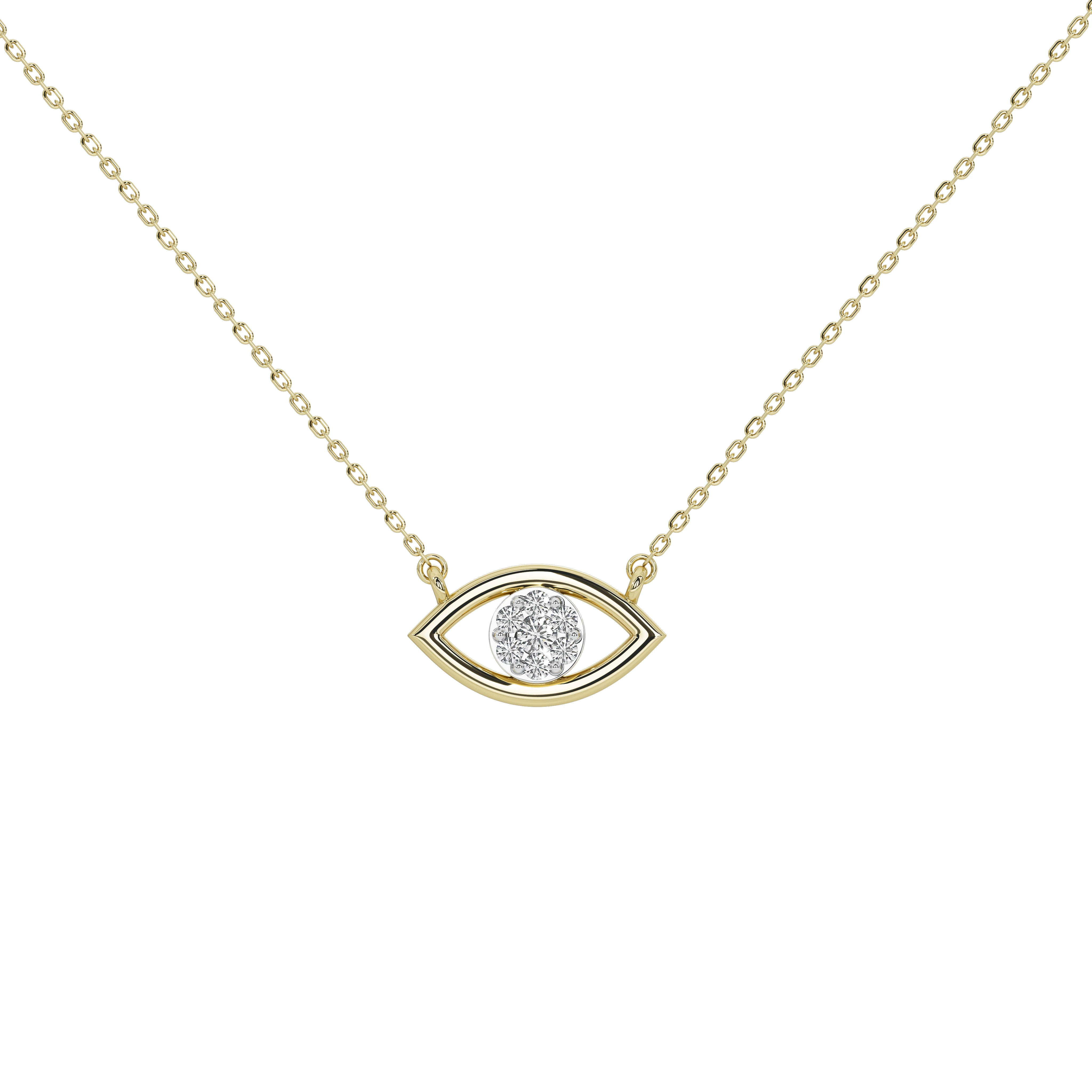 Mira Evil Eye Pendant (With Chain)