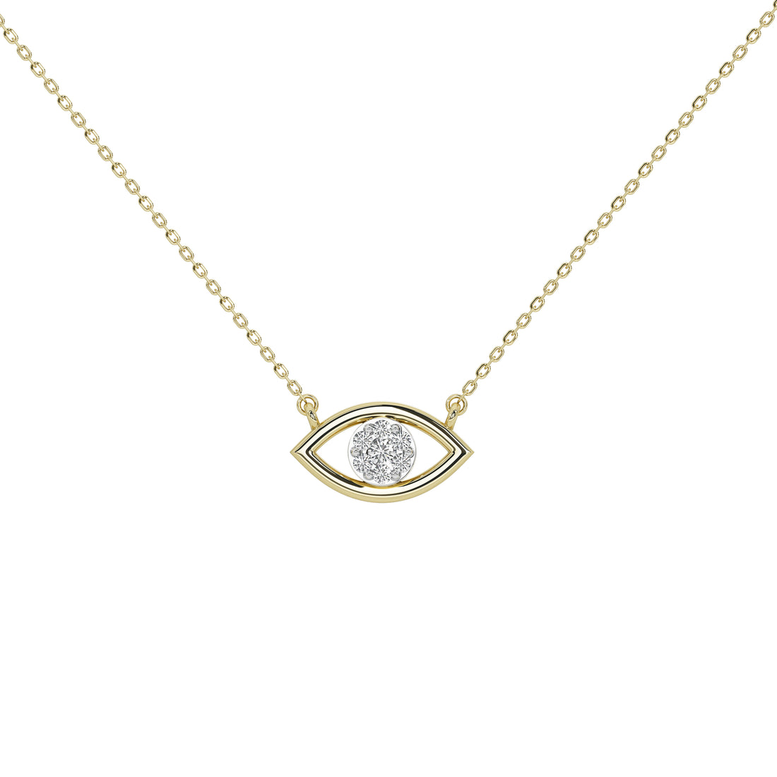 Mira Evil Eye Pendant (With Chain)