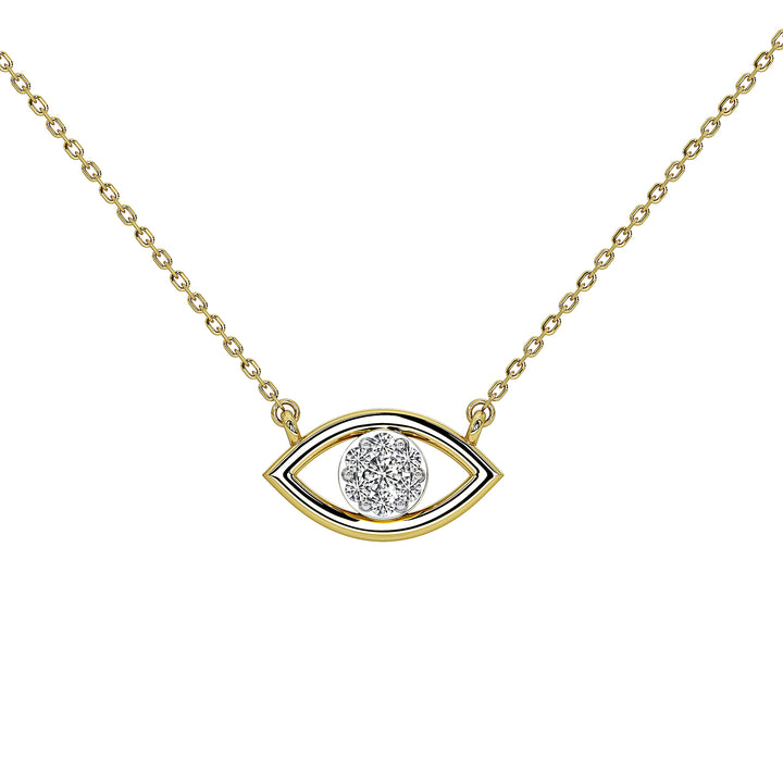 Mira Evil Eye Pendant (With Chain)