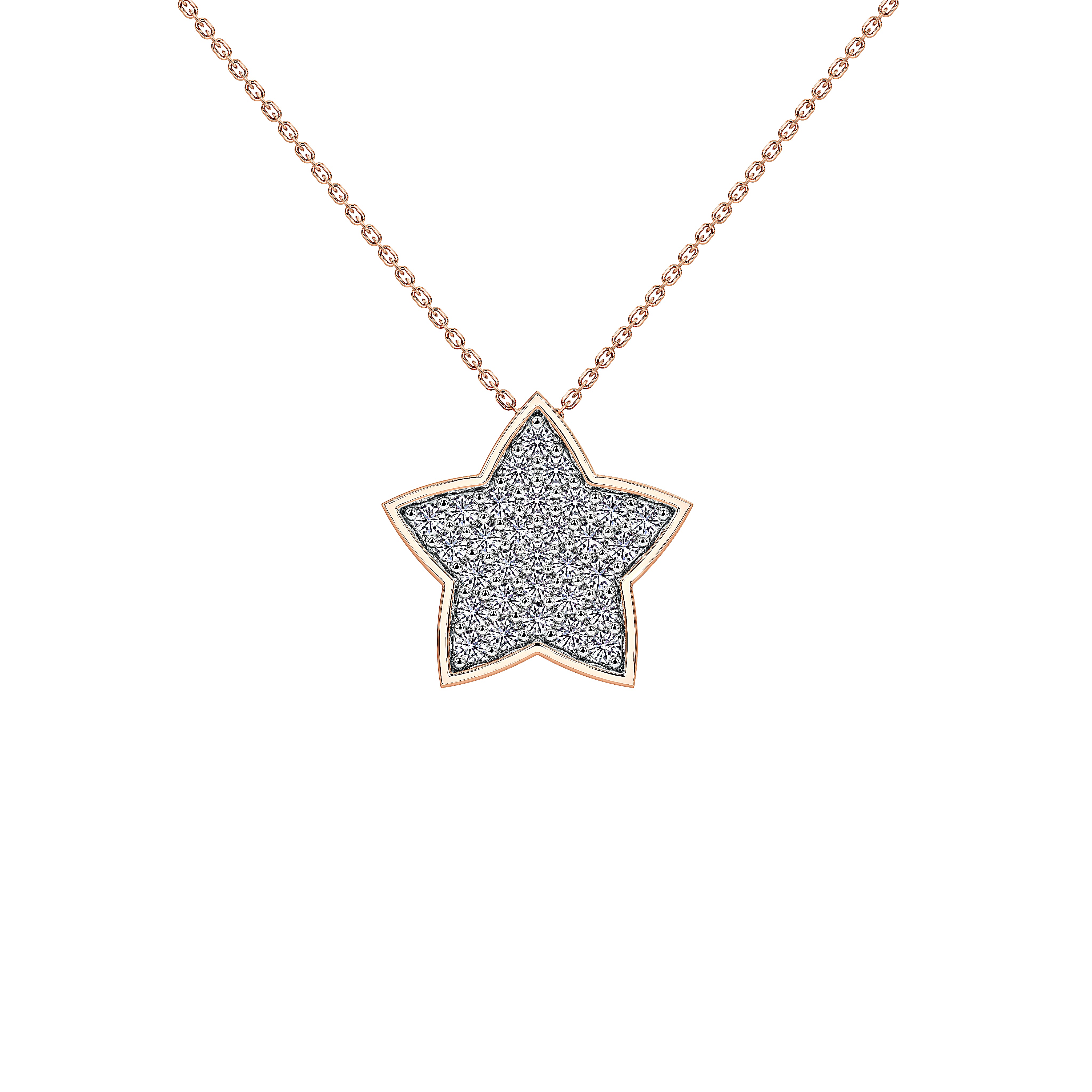 17mm Maeve Starry Sparkle Pendant (With Chain)