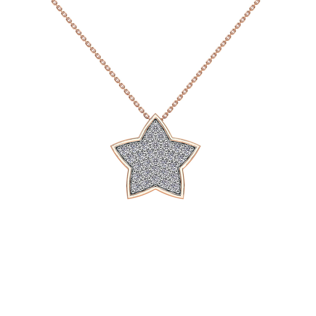 17mm Maeve Starry Sparkle Pendant (With Chain)