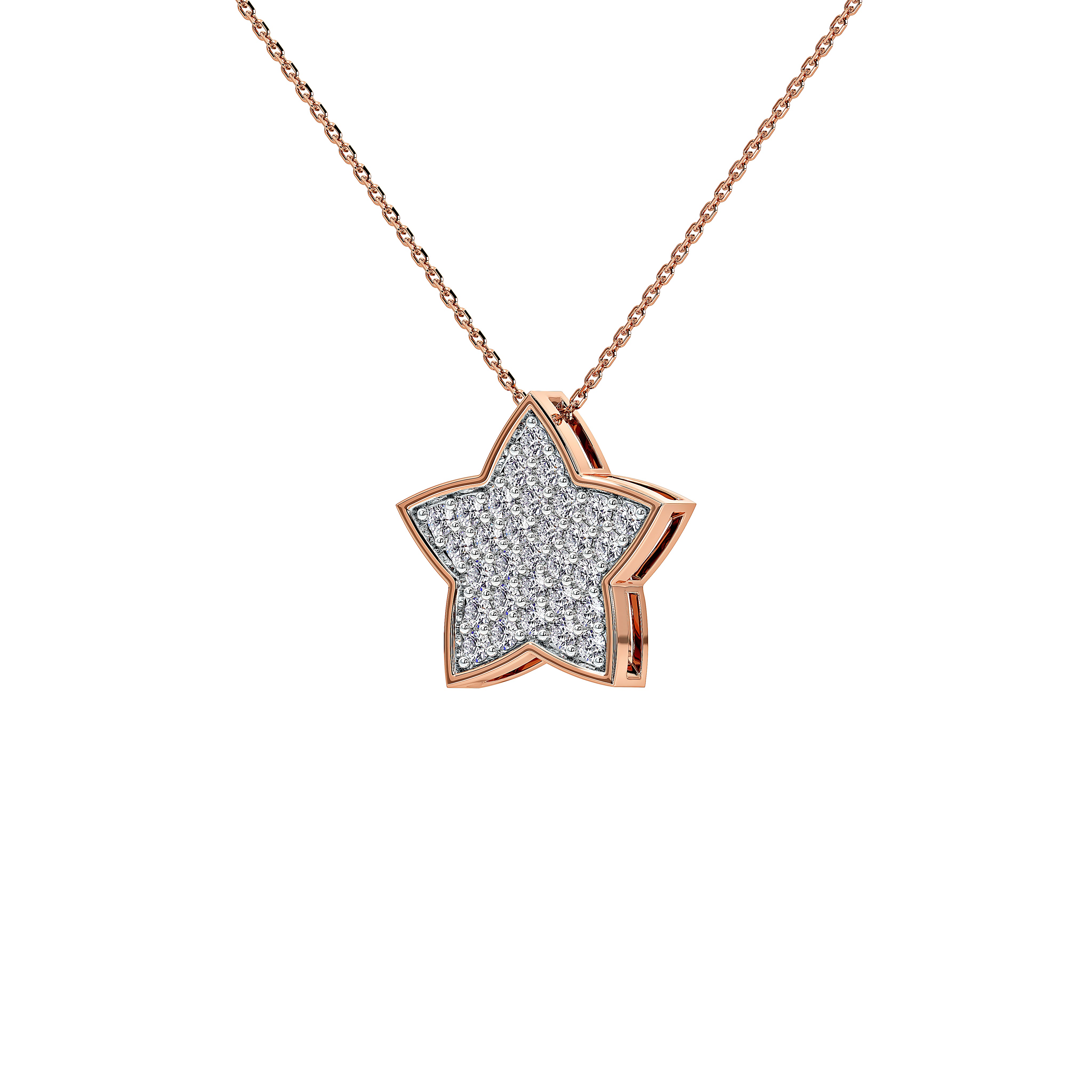 17mm Maeve Starry Sparkle Pendant (With Chain)