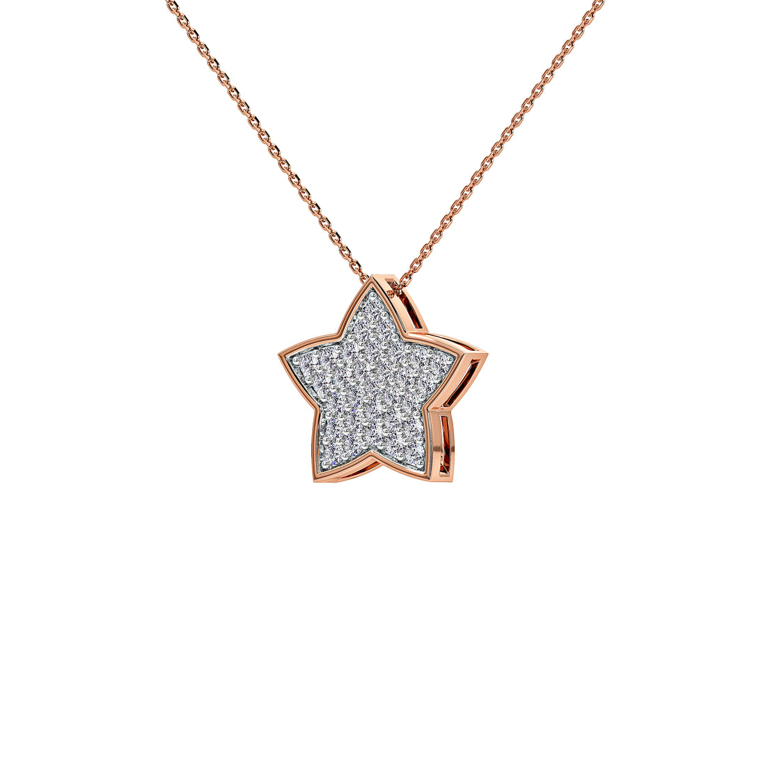 17mm Maeve Starry Sparkle Pendant (With Chain)