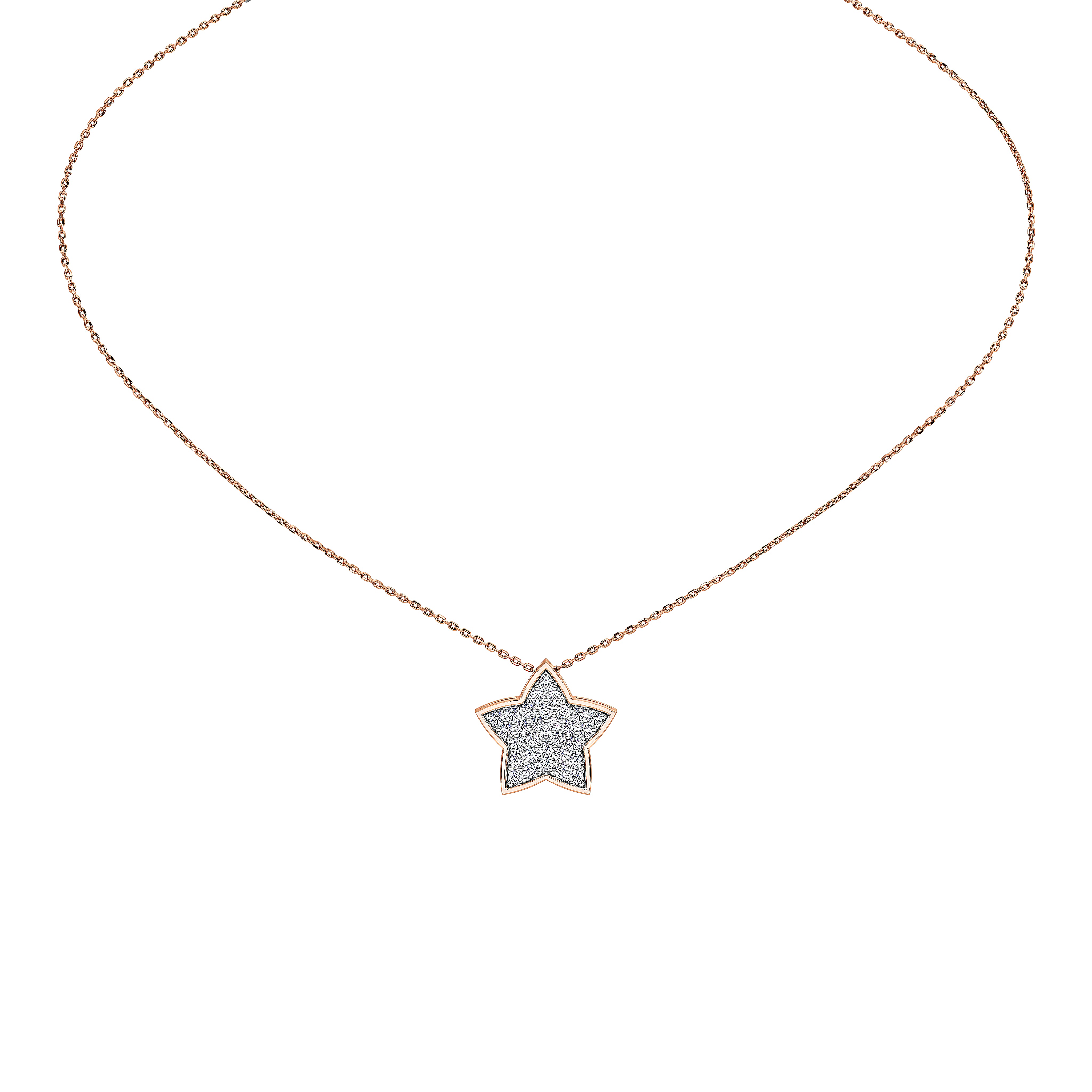 17mm Maeve Starry Sparkle Pendant (With Chain)