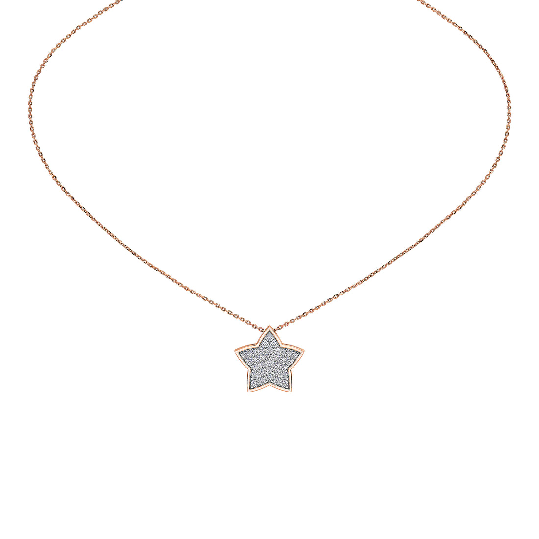 17mm Maeve Starry Sparkle Pendant (With Chain)