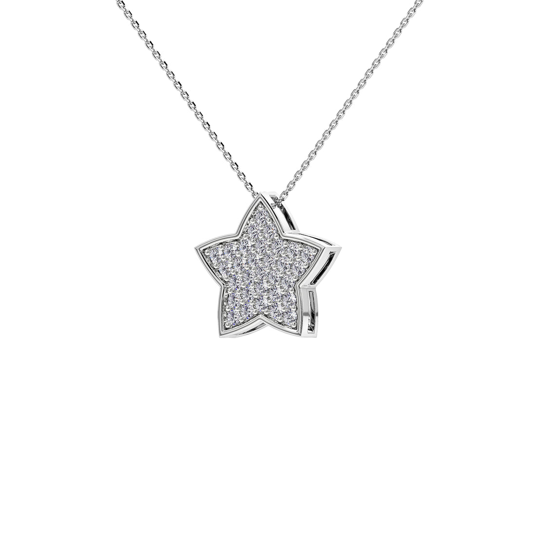 17mm Maeve Starry Sparkle Pendant (With Chain)