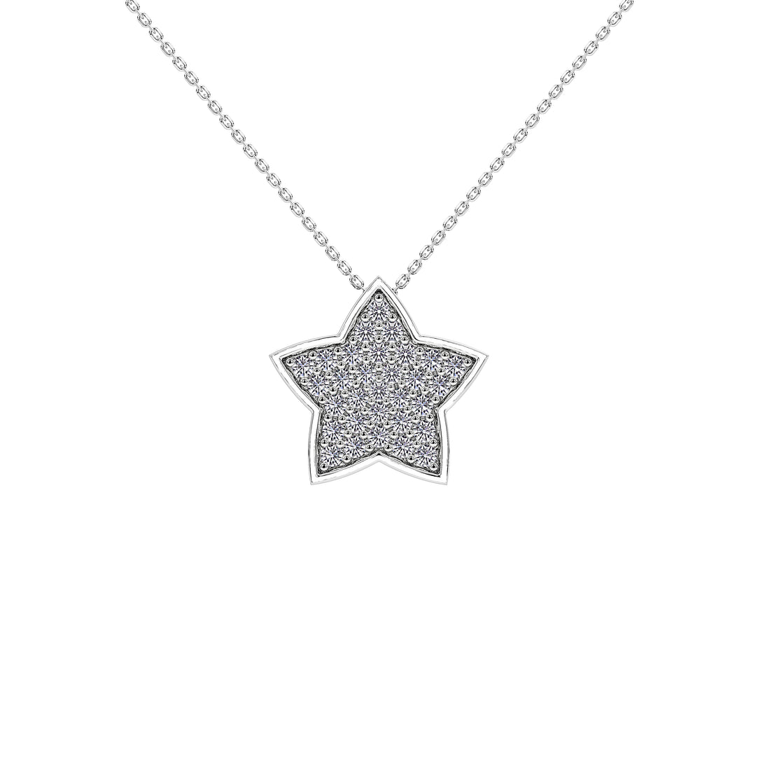 17mm Maeve Starry Sparkle Pendant (With Chain)
