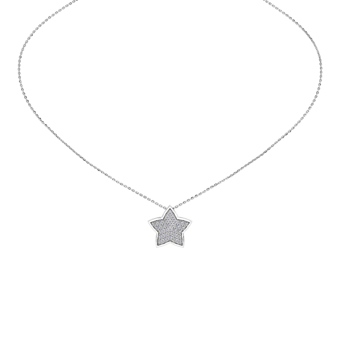 17mm Maeve Starry Sparkle Pendant (With Chain)