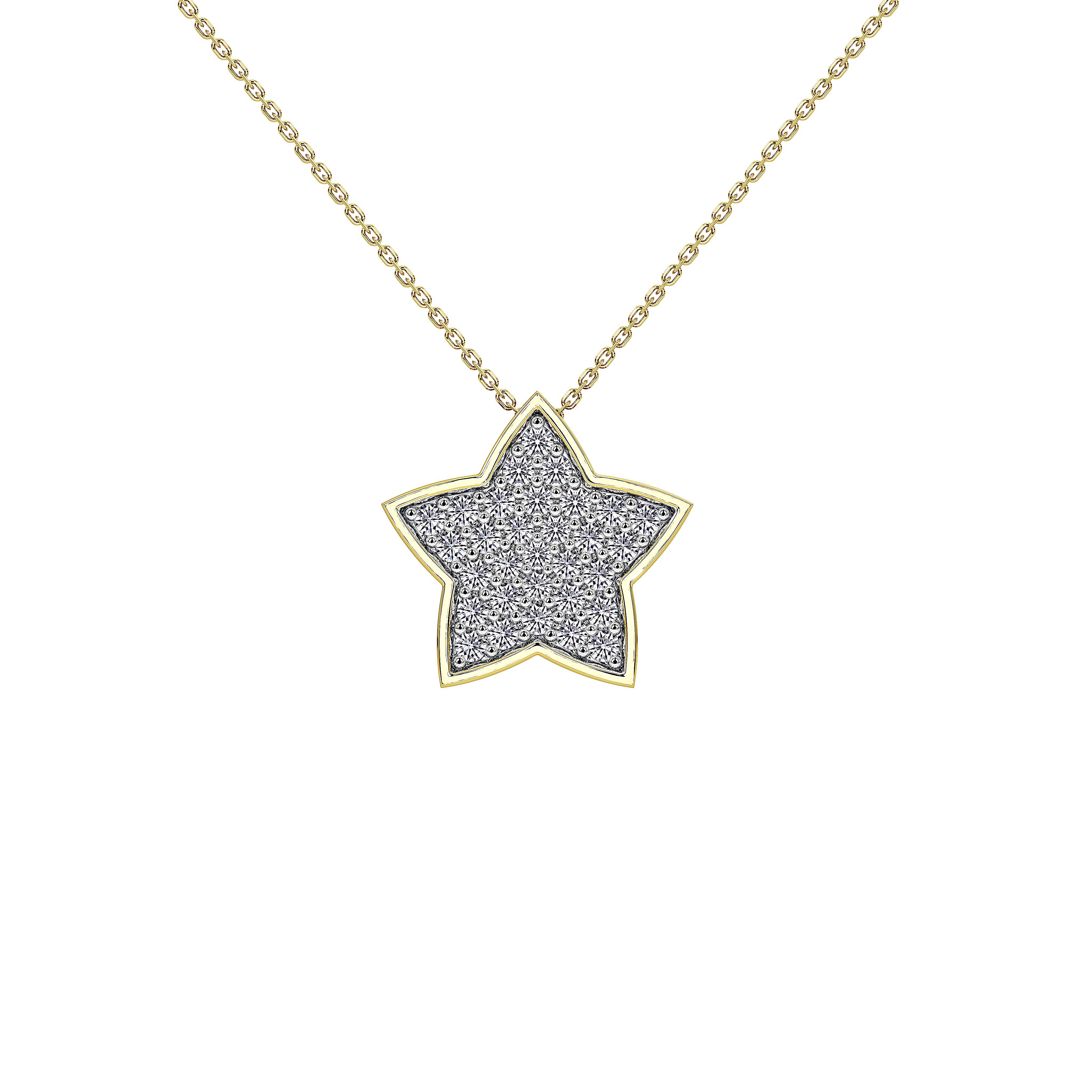 17mm Maeve Starry Sparkle Pendant (With Chain)