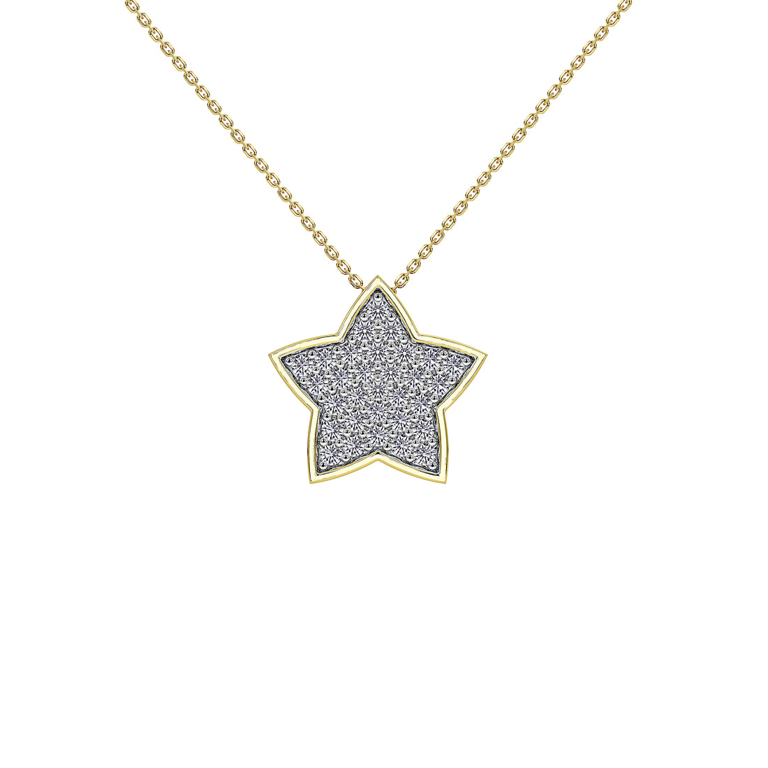 17mm Maeve Starry Sparkle Pendant (With Chain)