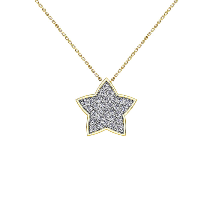 17mm Maeve Starry Sparkle Pendant (With Chain)
