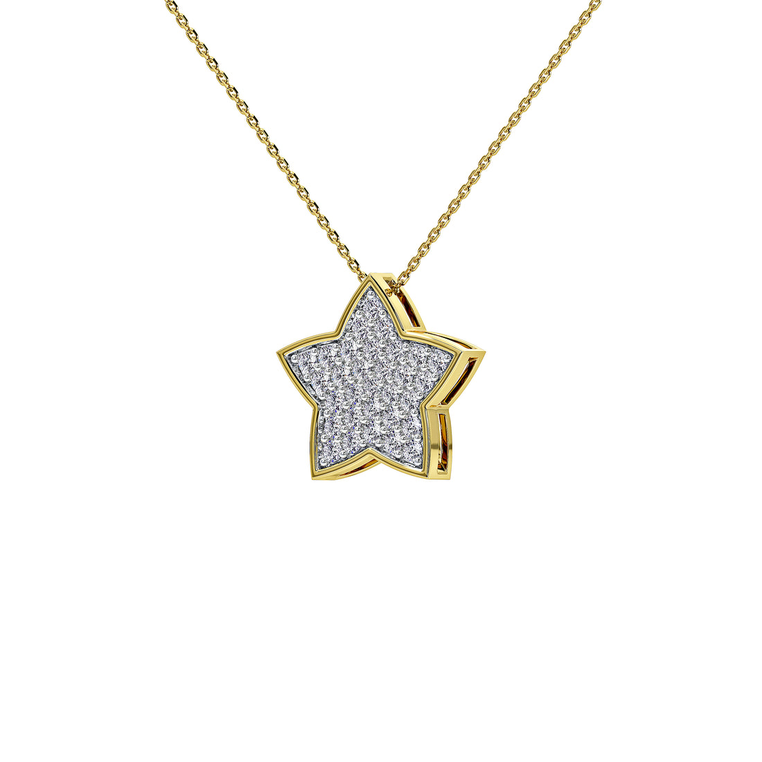 17mm Maeve Starry Sparkle Pendant (With Chain)