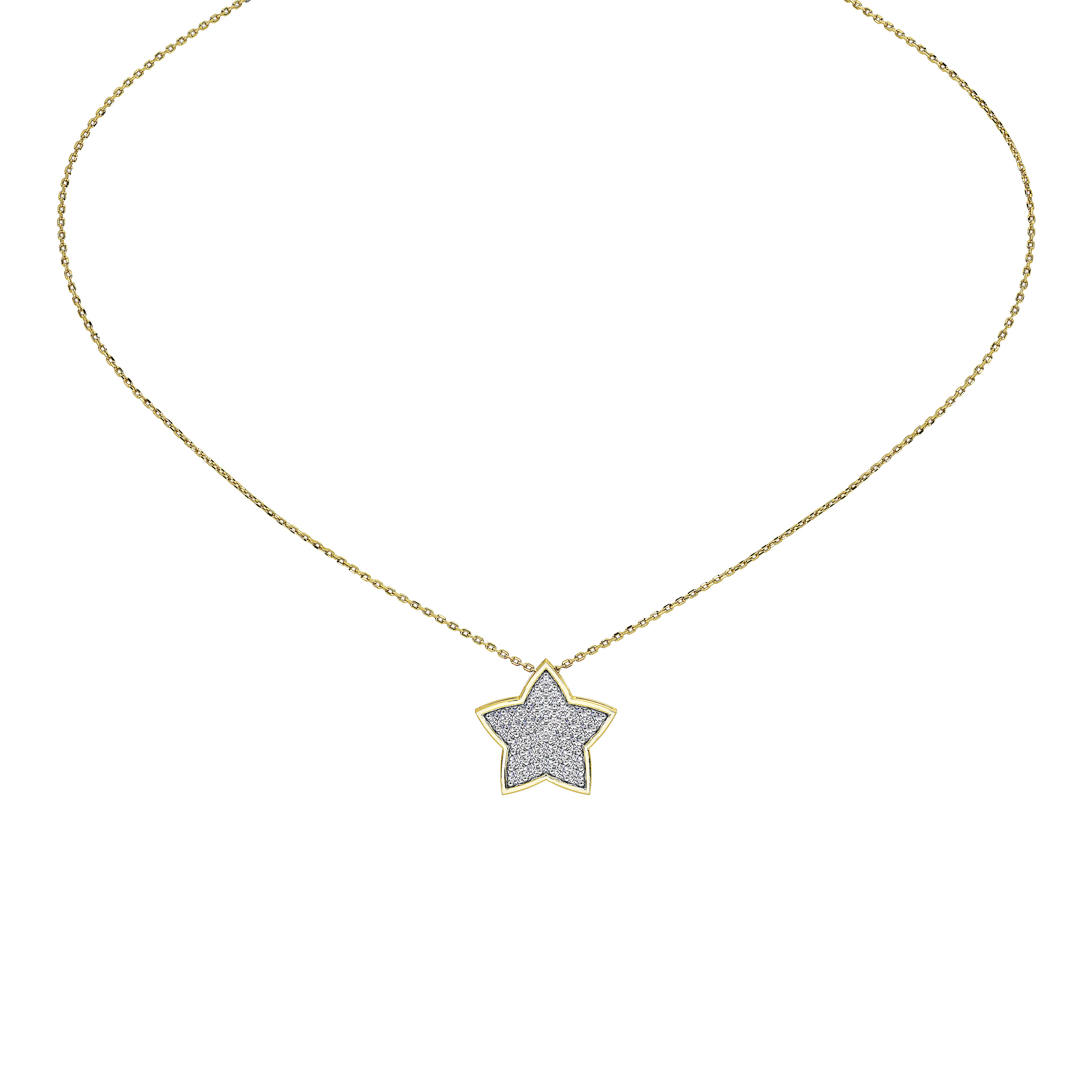 17mm Maeve Starry Sparkle Pendant (With Chain)