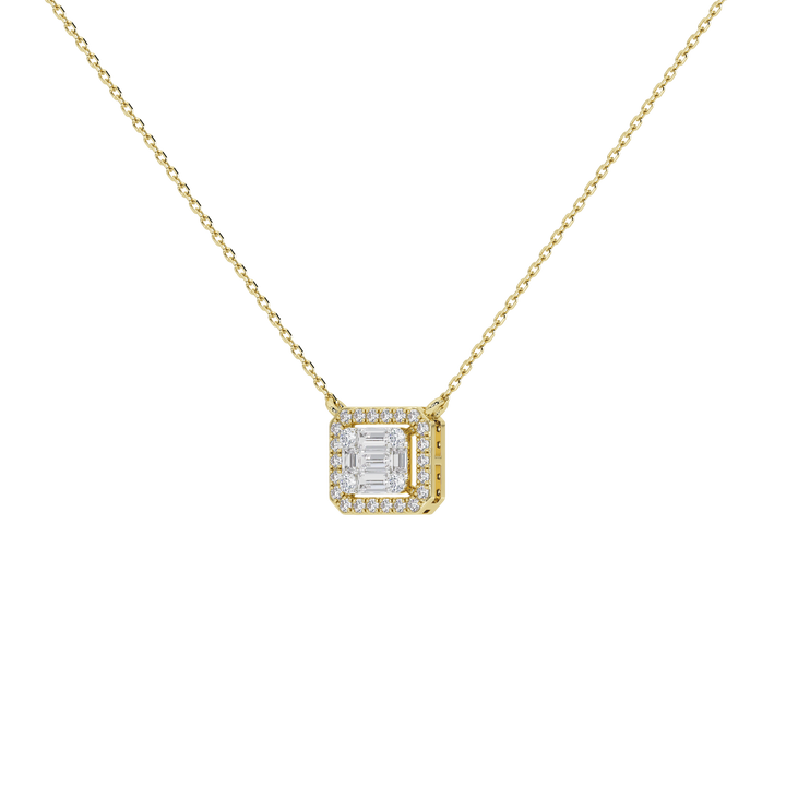 Briar Round Baguette Pendant