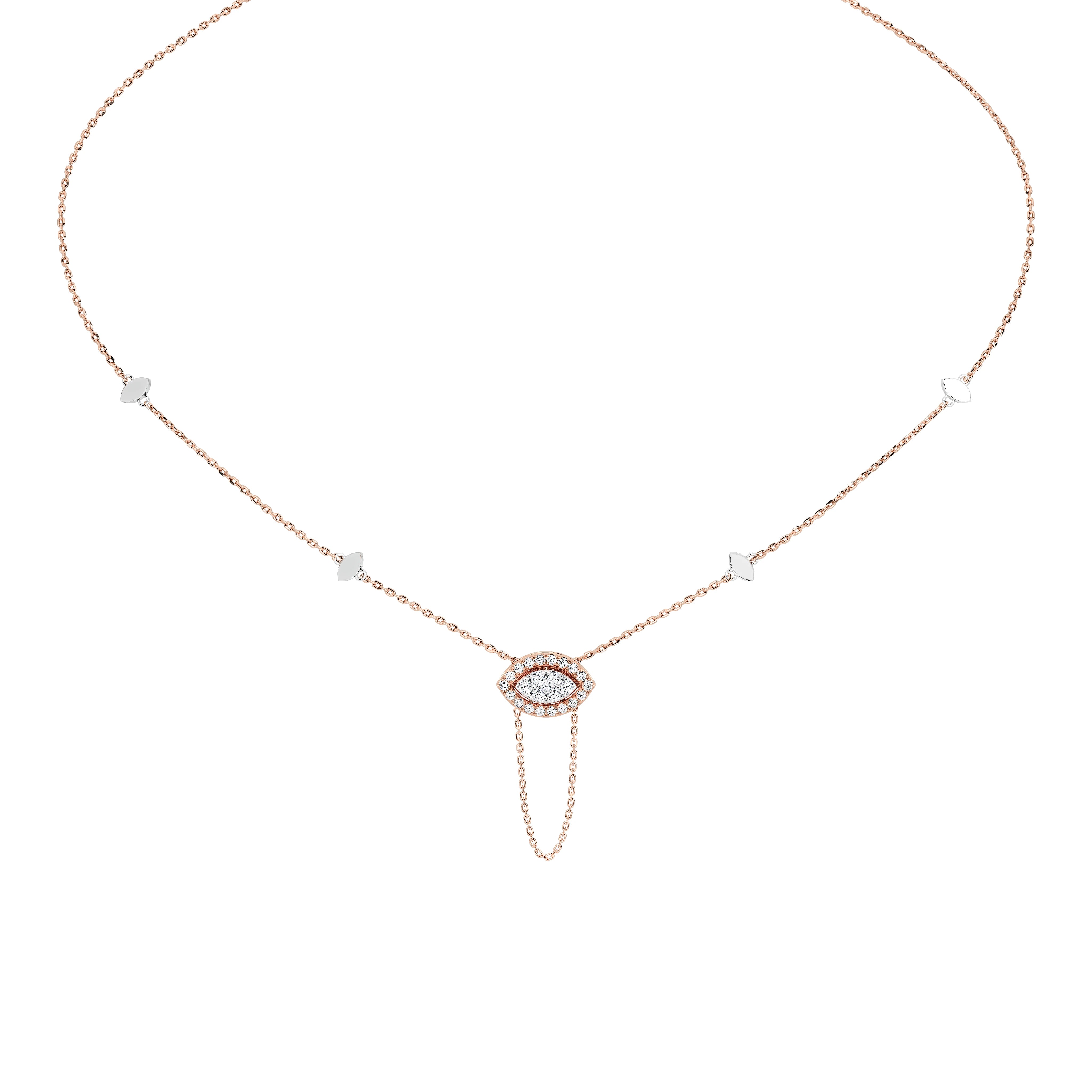 Seren Evil Eye Pendant (With Chain)