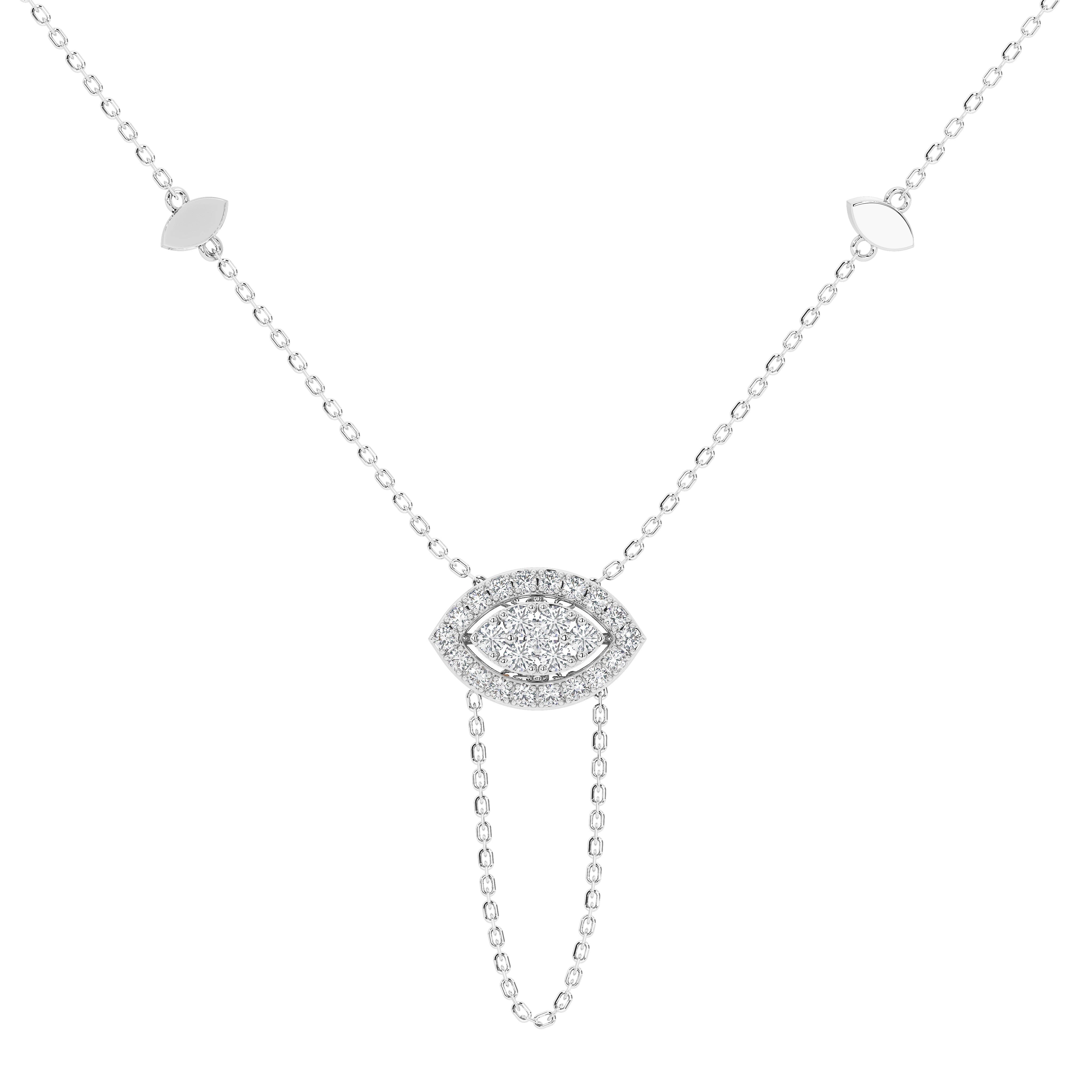 Seren Evil Eye Pendant (With Chain)