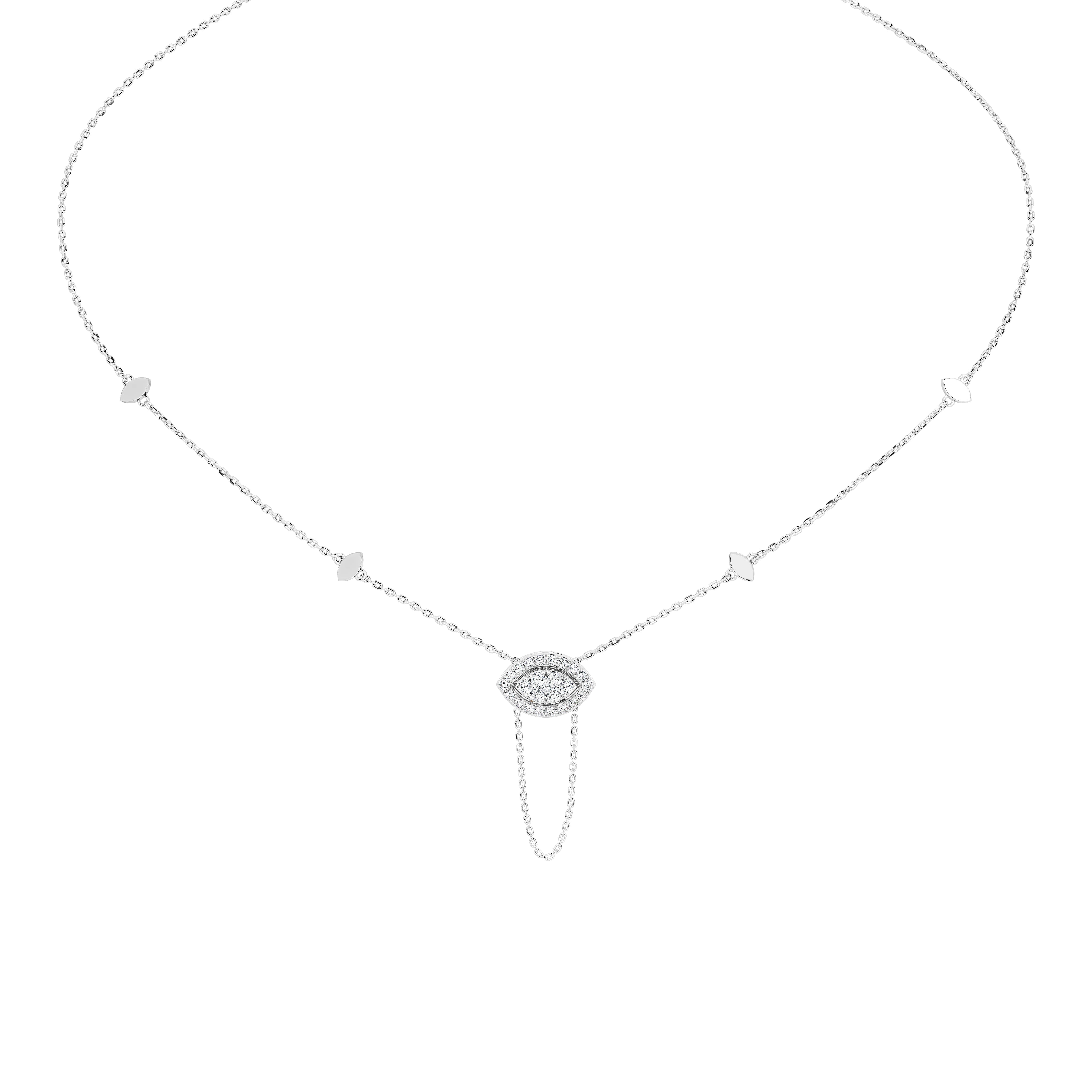 Seren Evil Eye Pendant (With Chain)