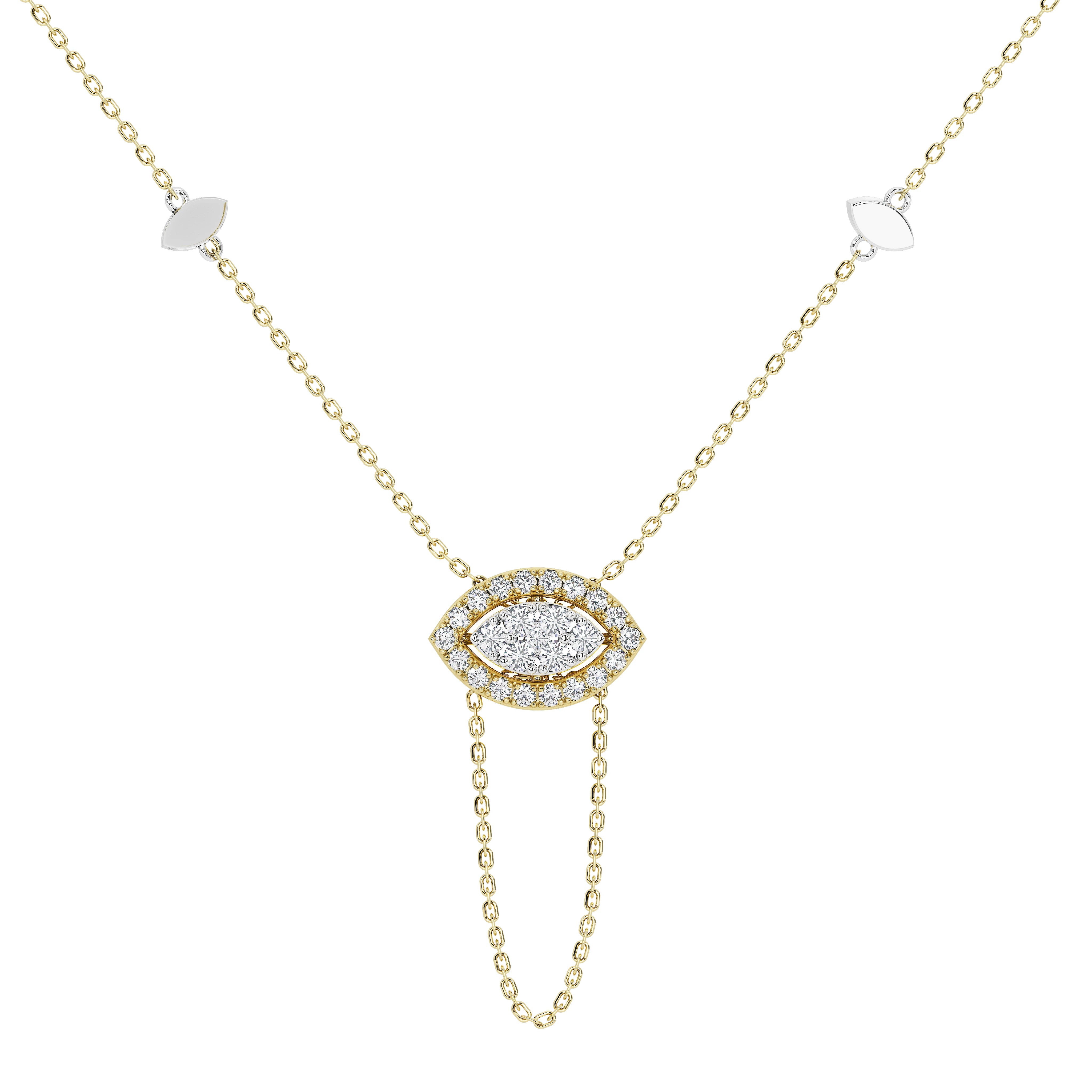 Seren Evil Eye Pendant (With Chain)