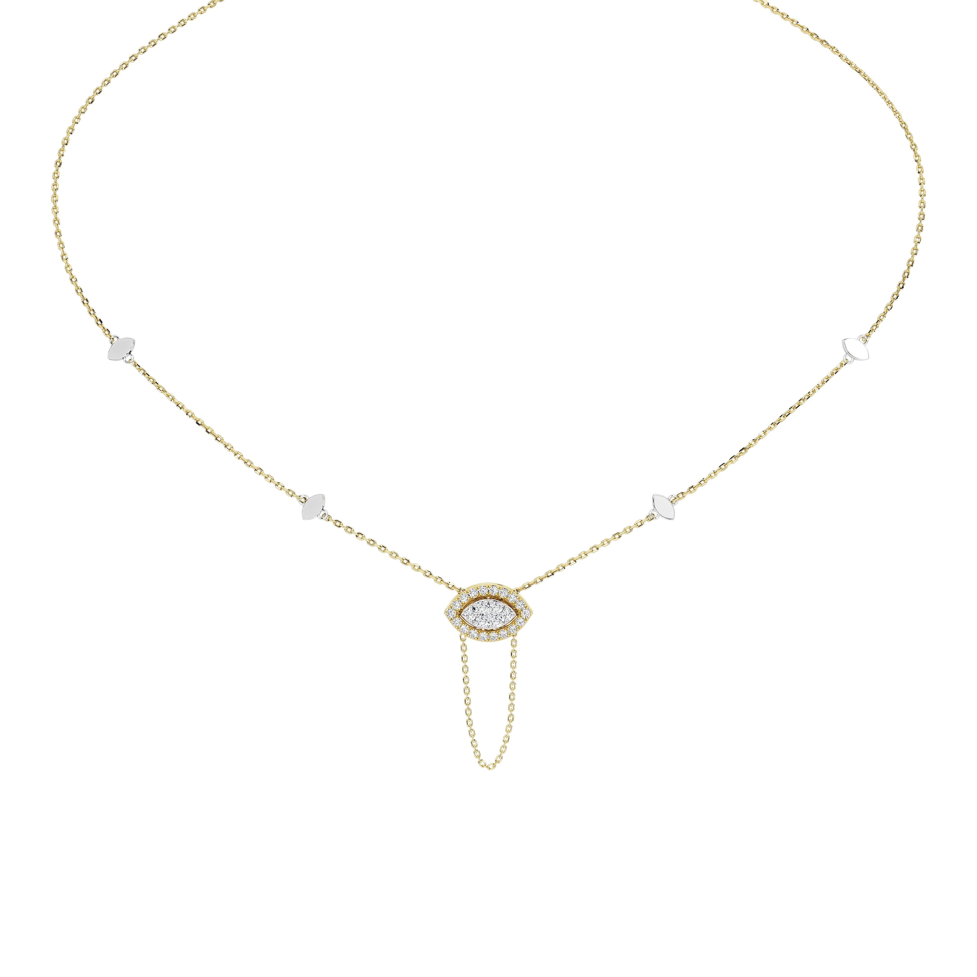 Seren Evil Eye Pendant (With Chain)