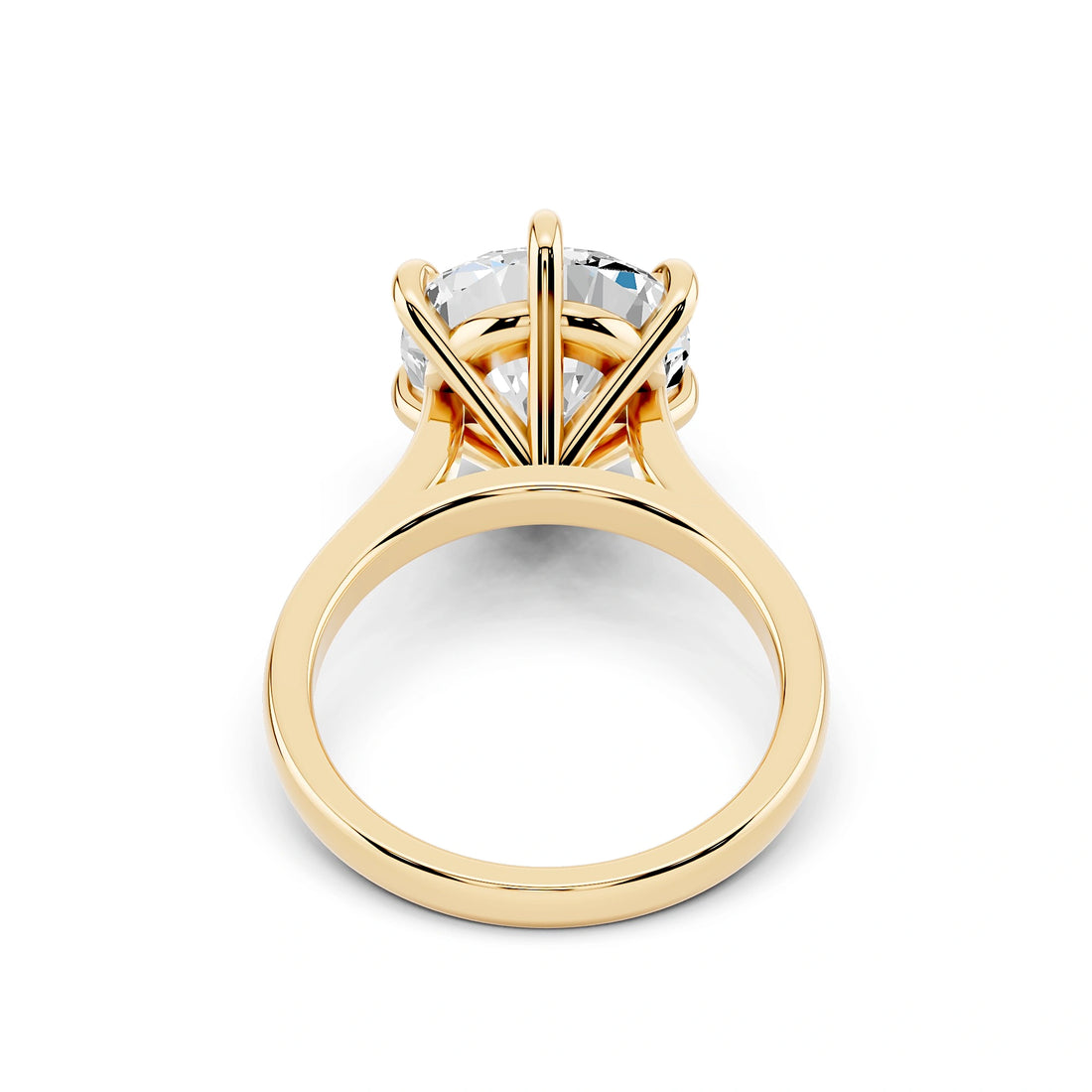 Odessa 4 Carat Round Diamond Solitaire Ring