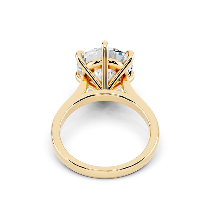Odessa 4 Carat Round Diamond Solitaire Ring