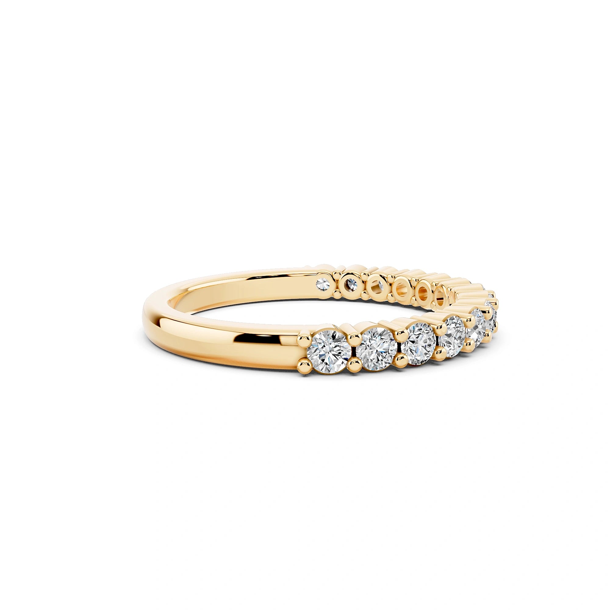 Camille Round Diamond Stacking Band