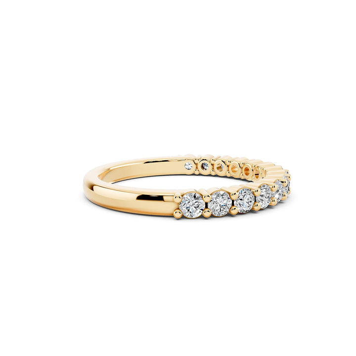 Camille Round Diamond Stacking Band