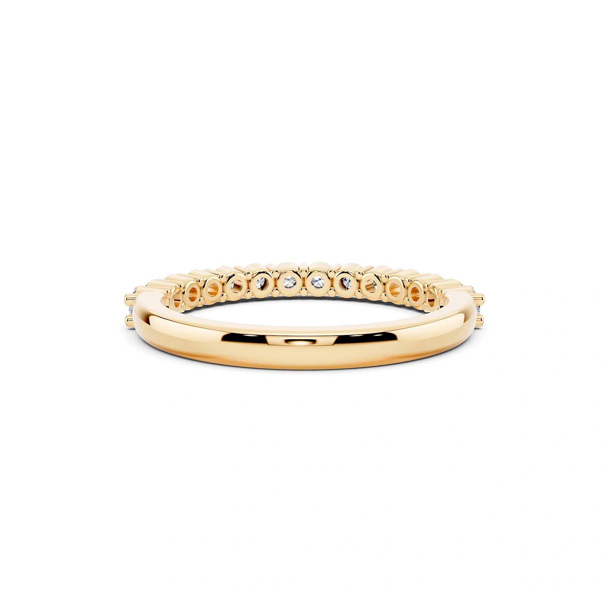Camille Round Diamond Stacking Band