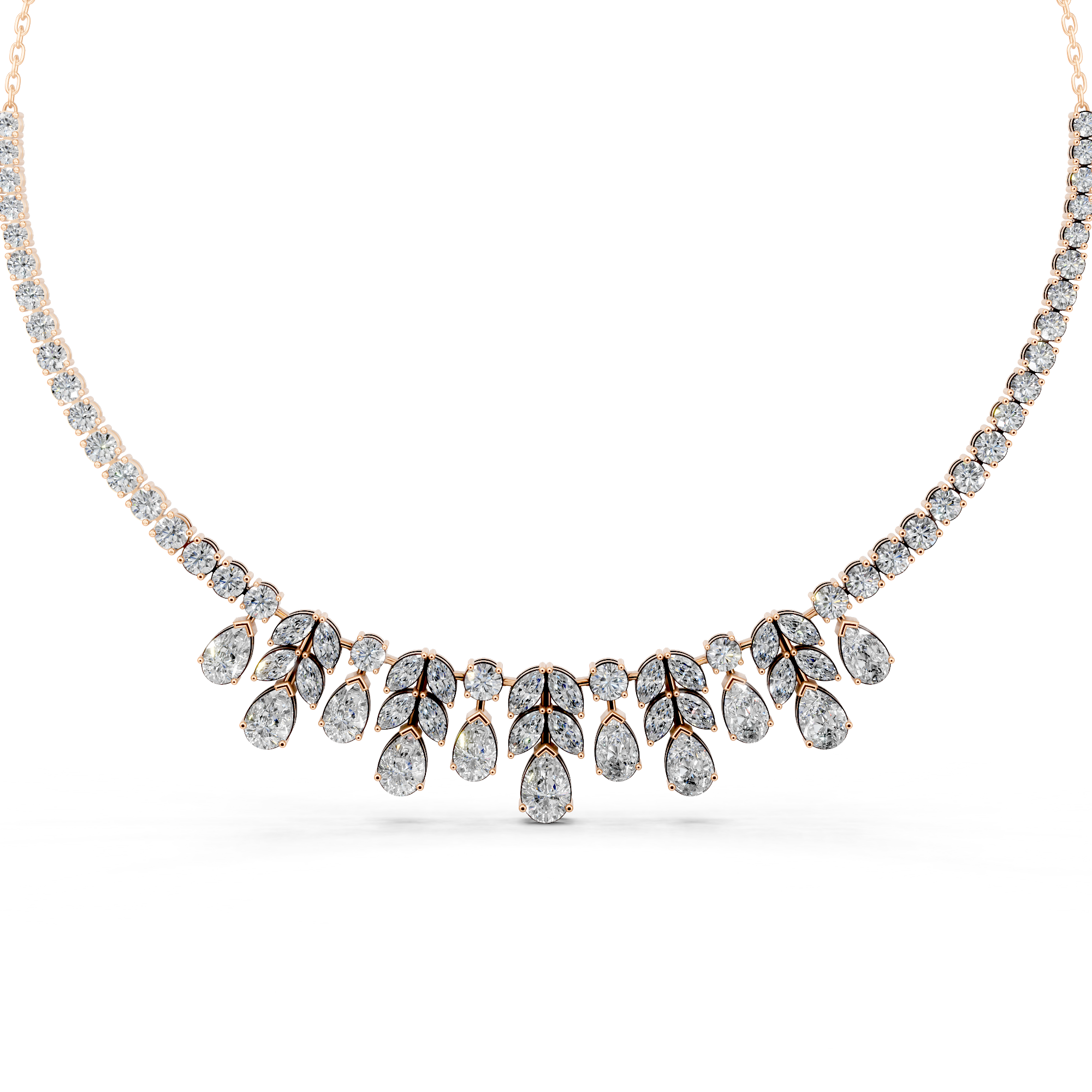 Verdant Charm Diamond Necklace