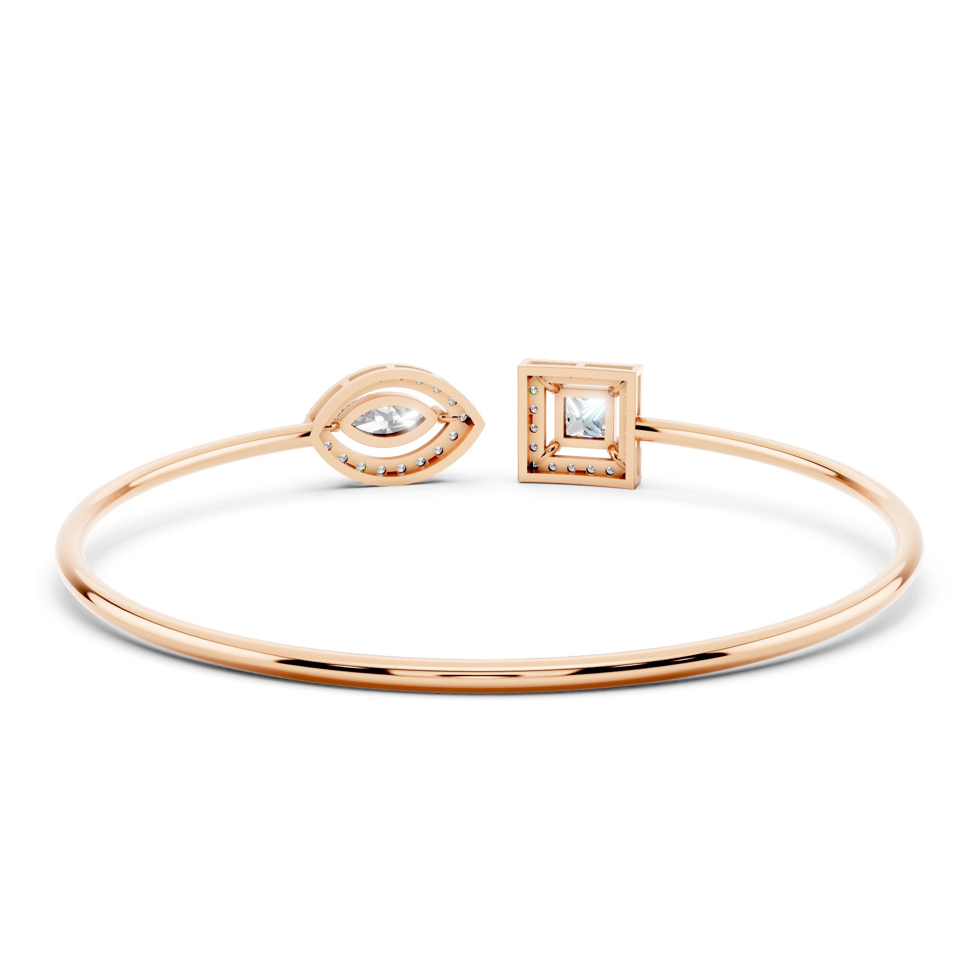 Princess and Marquise Flex Diamond Bracelet