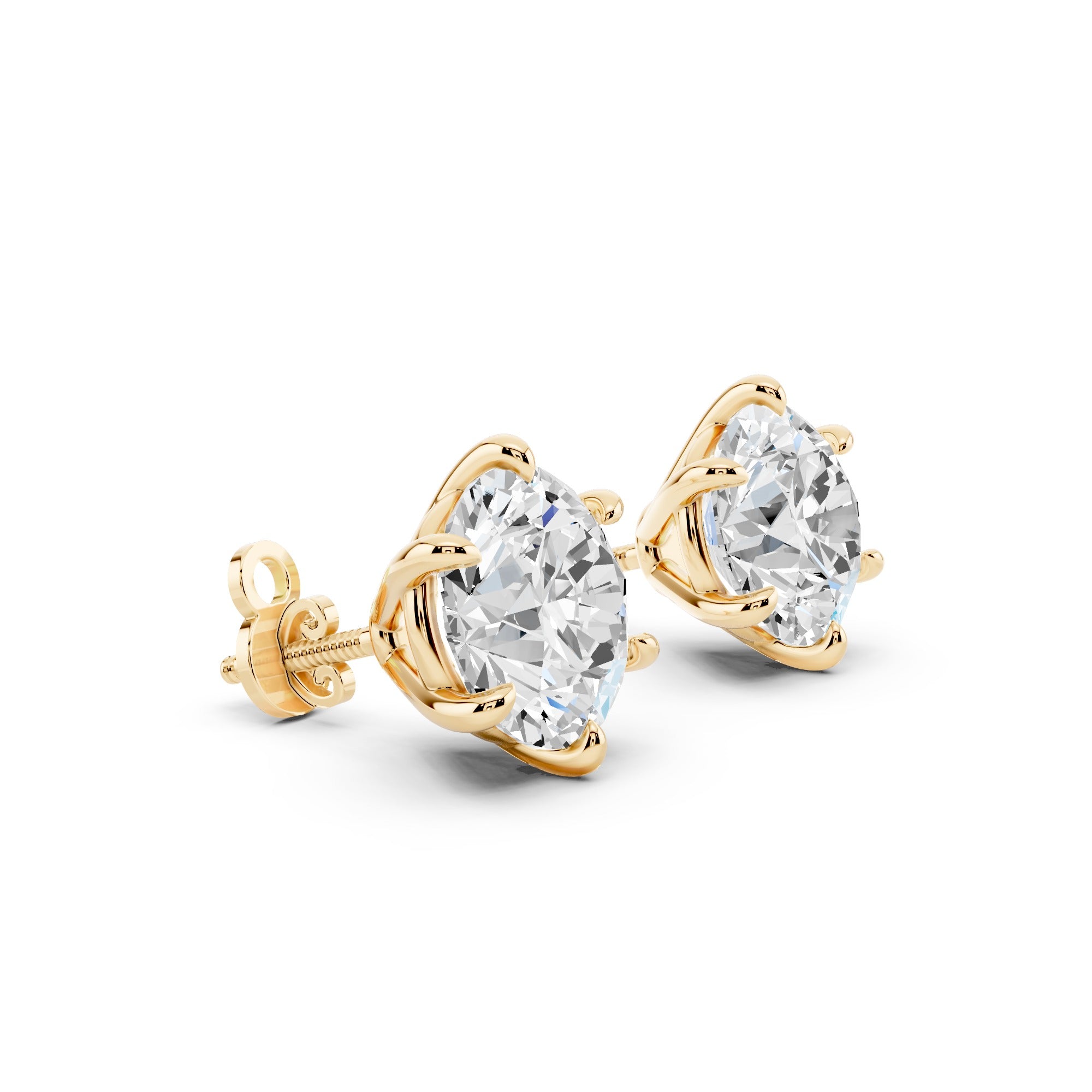 5 Carat Imperial Gravitas Solitaire Earrings